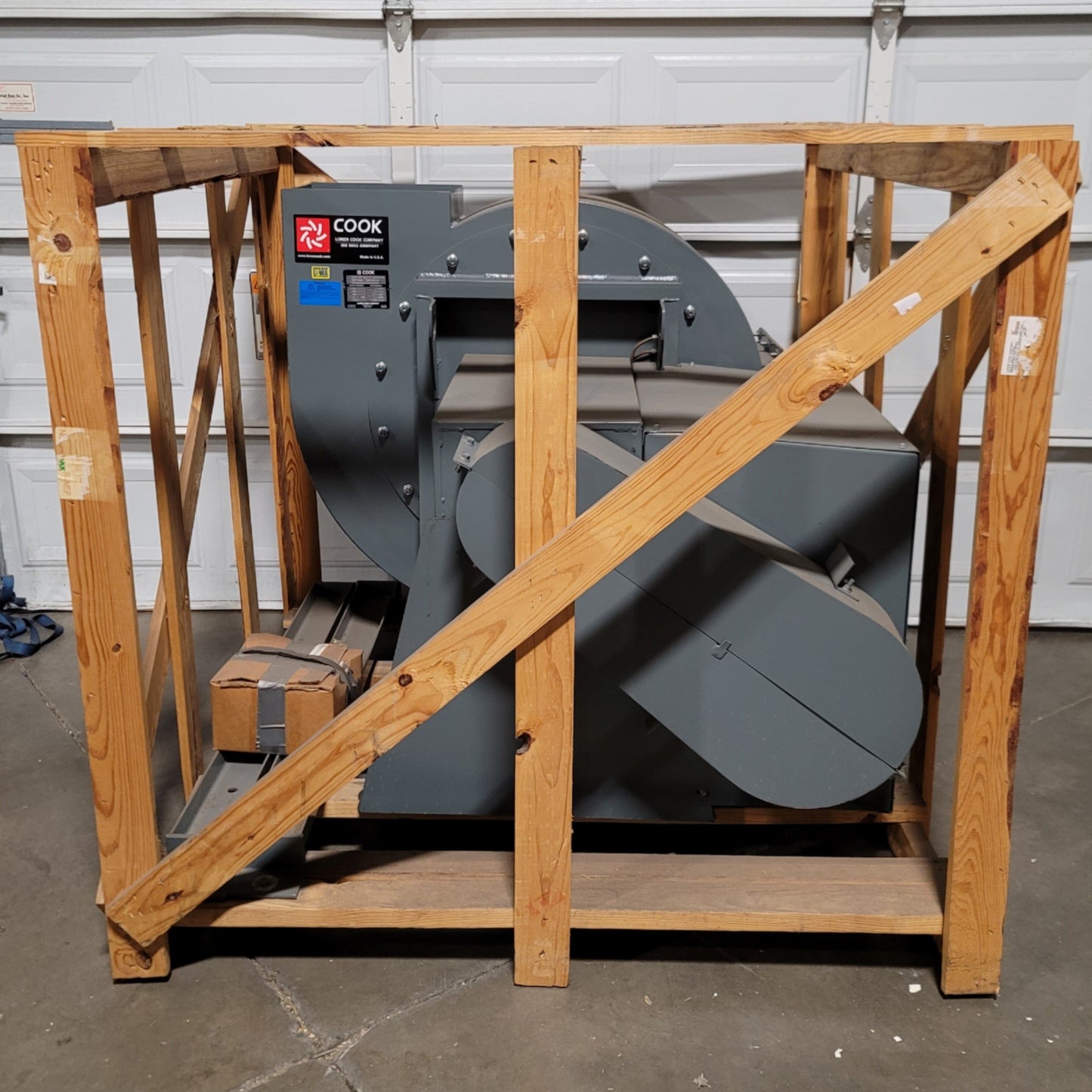 New Cook 150-MHA-HD Radial Blade Industrial Material Handler 3700CFM 15HP 460V 3-Ph