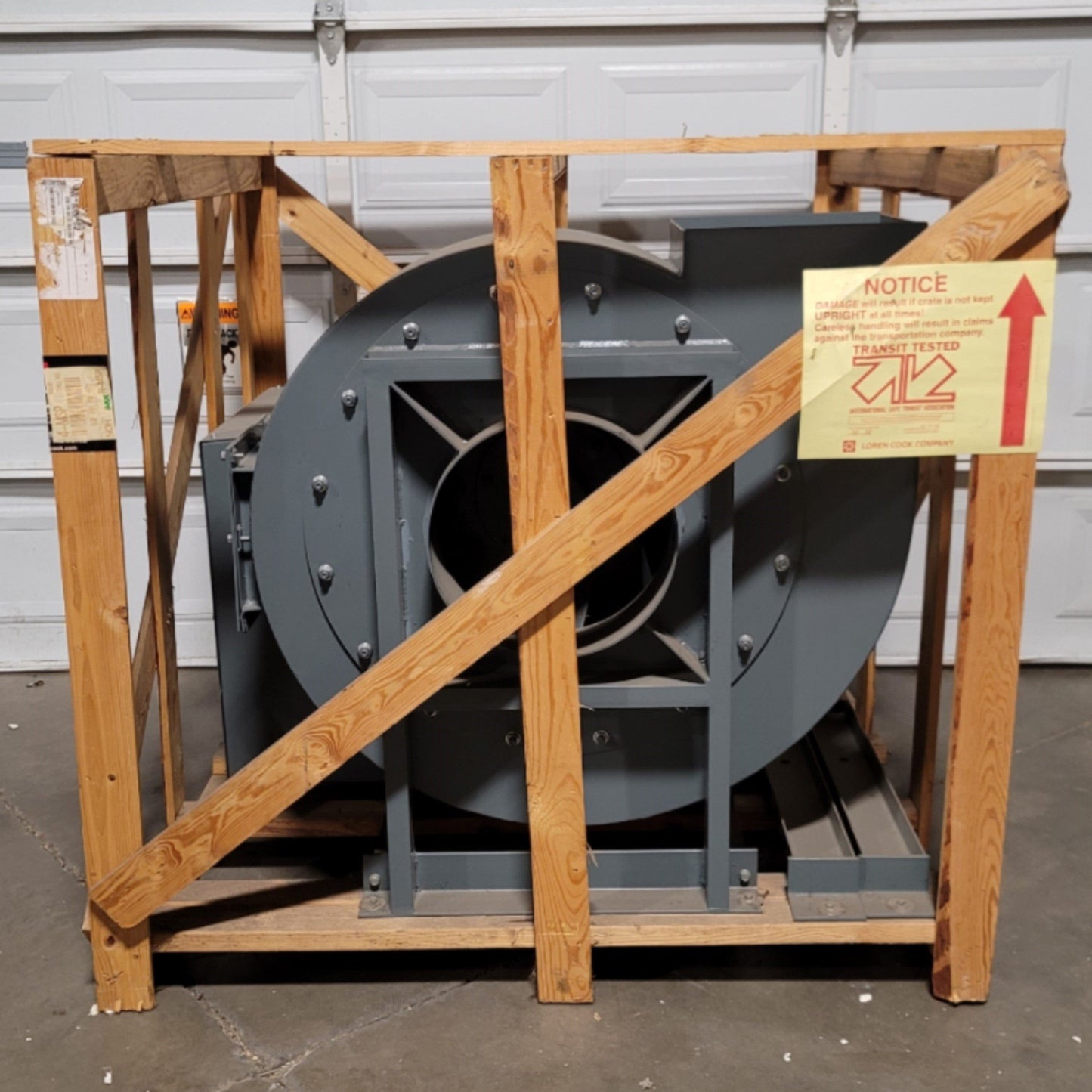 New Cook 150-MHA-HD Radial Blade Industrial Material Handler 3700CFM 15HP 460V 3-Ph