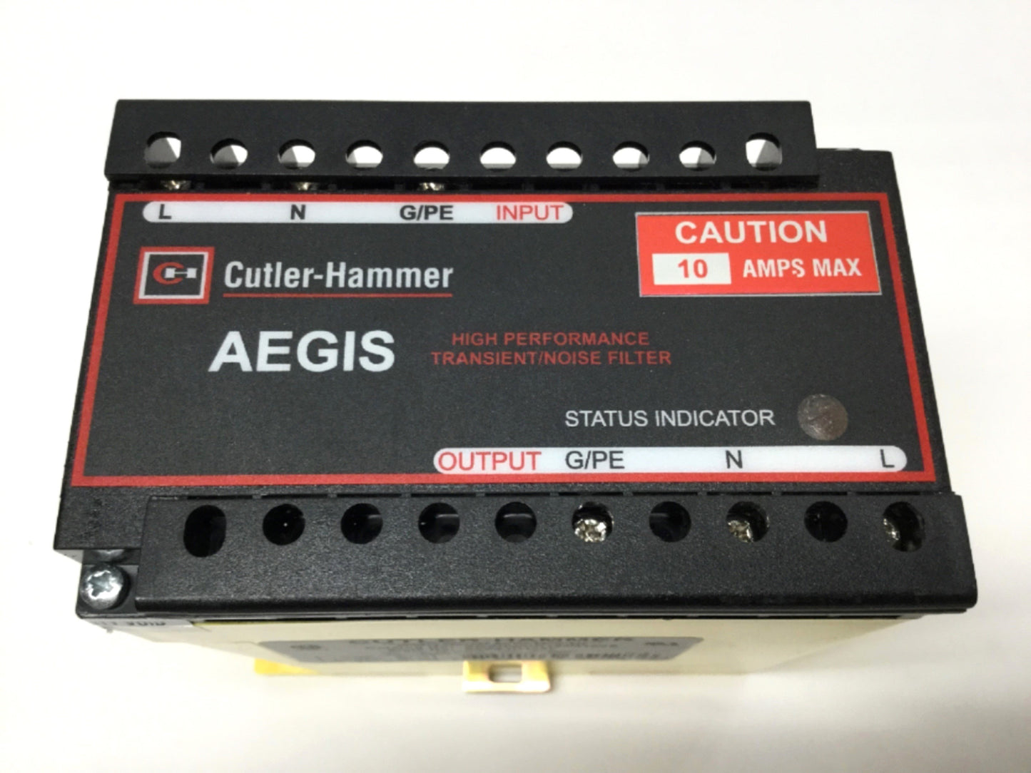 Used Cutler-Hammer AGSHWCH120N10XS AEGIS Transient Voltage Surge Suppressor 120V 10A