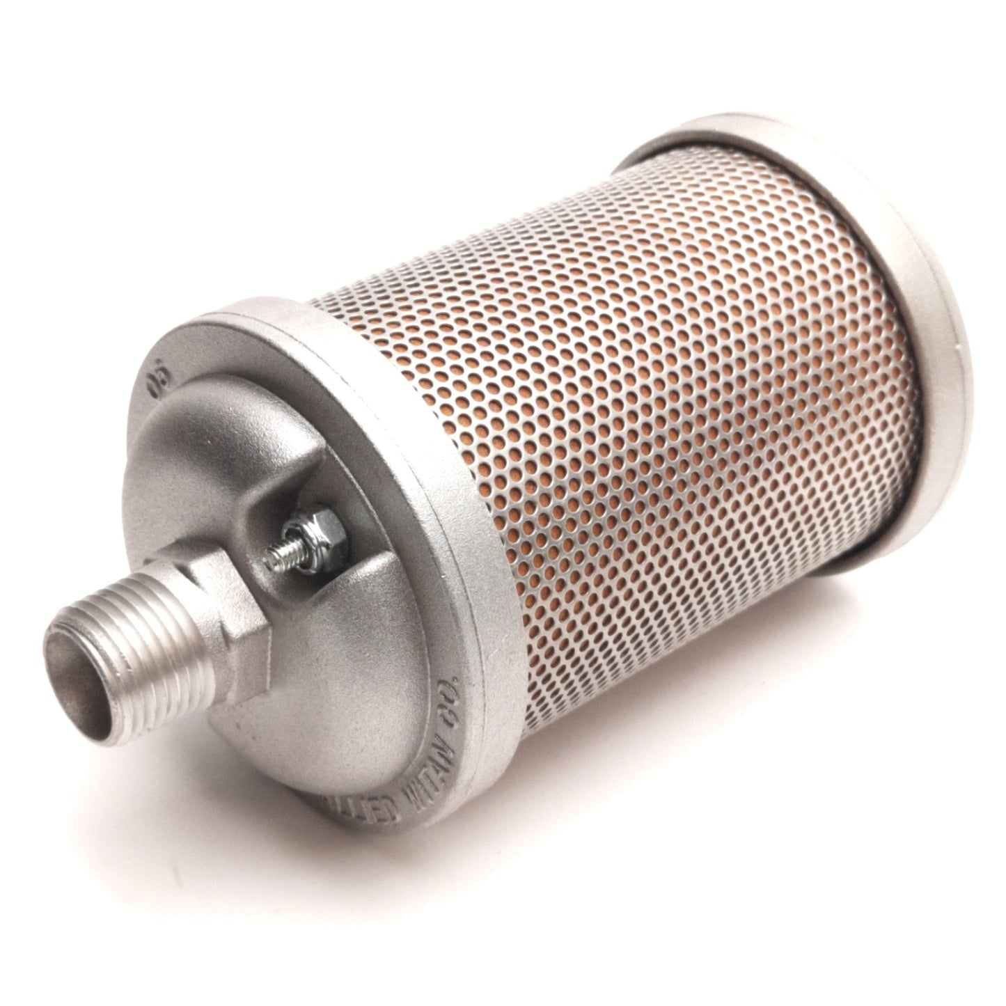 New – Open box Alwitco D05 0374005 Pneumatic Damper Muffler 1/2" NPT Male, 150Psig Max