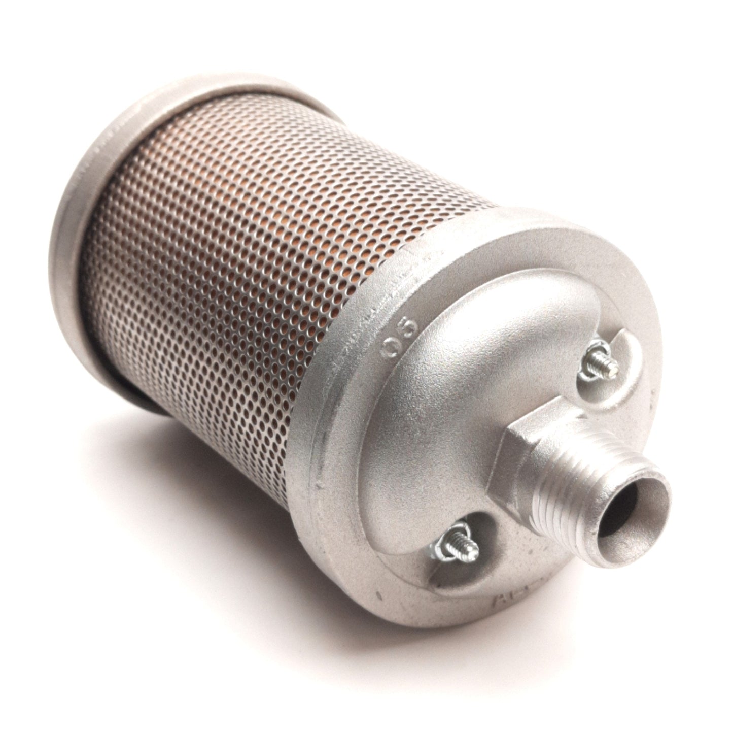 New – Open box Alwitco D05 0374005 Pneumatic Damper Muffler 1/2" NPT Male, 150Psig Max