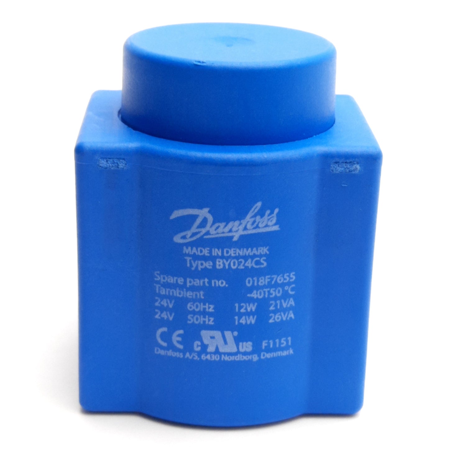 New – Open box CompAir 100010373 Danfoss BY024CS Solenoid Coil, 24V AC 50/60Hz, 14/12Watts