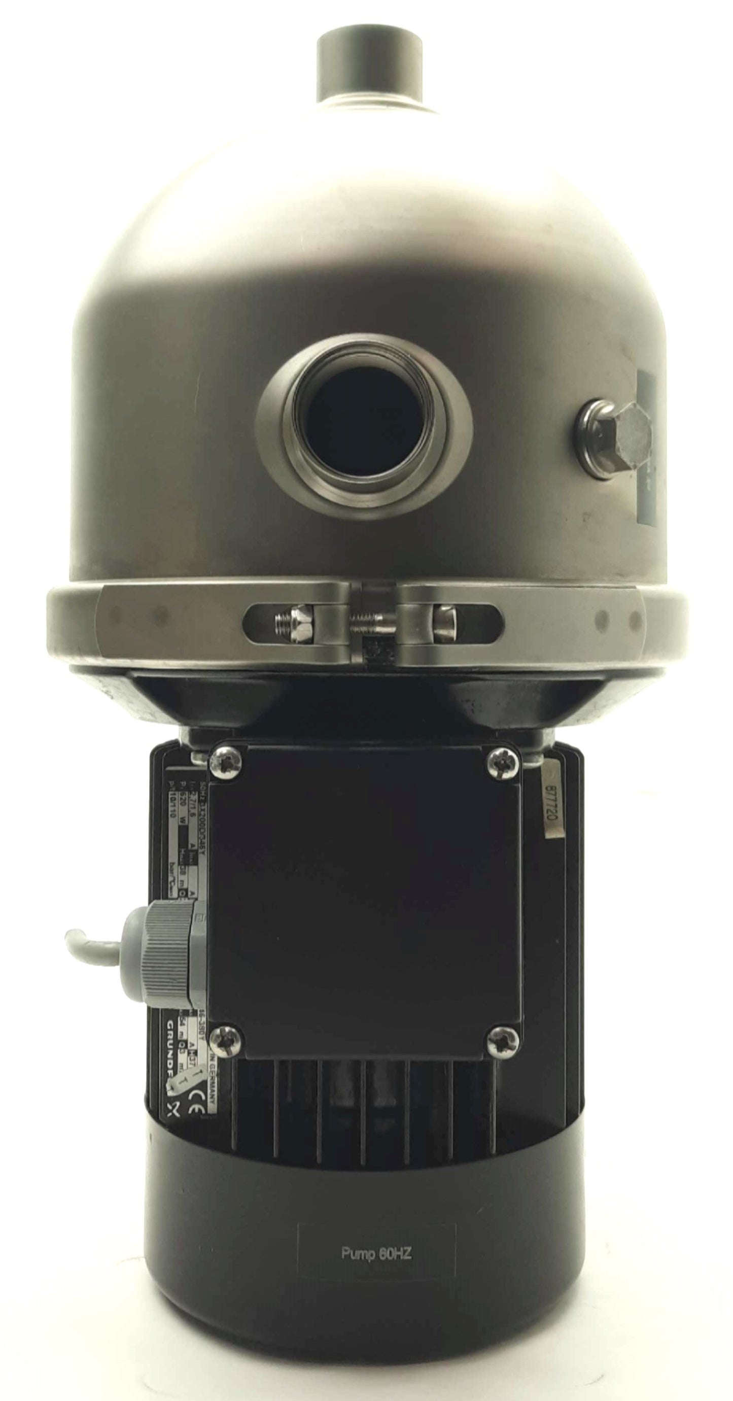 Used Grundfos CHI2-40 A-W-G-BQBE Stainless Steel Pump 11GPM 82' Head 3Ph 220/380VAC