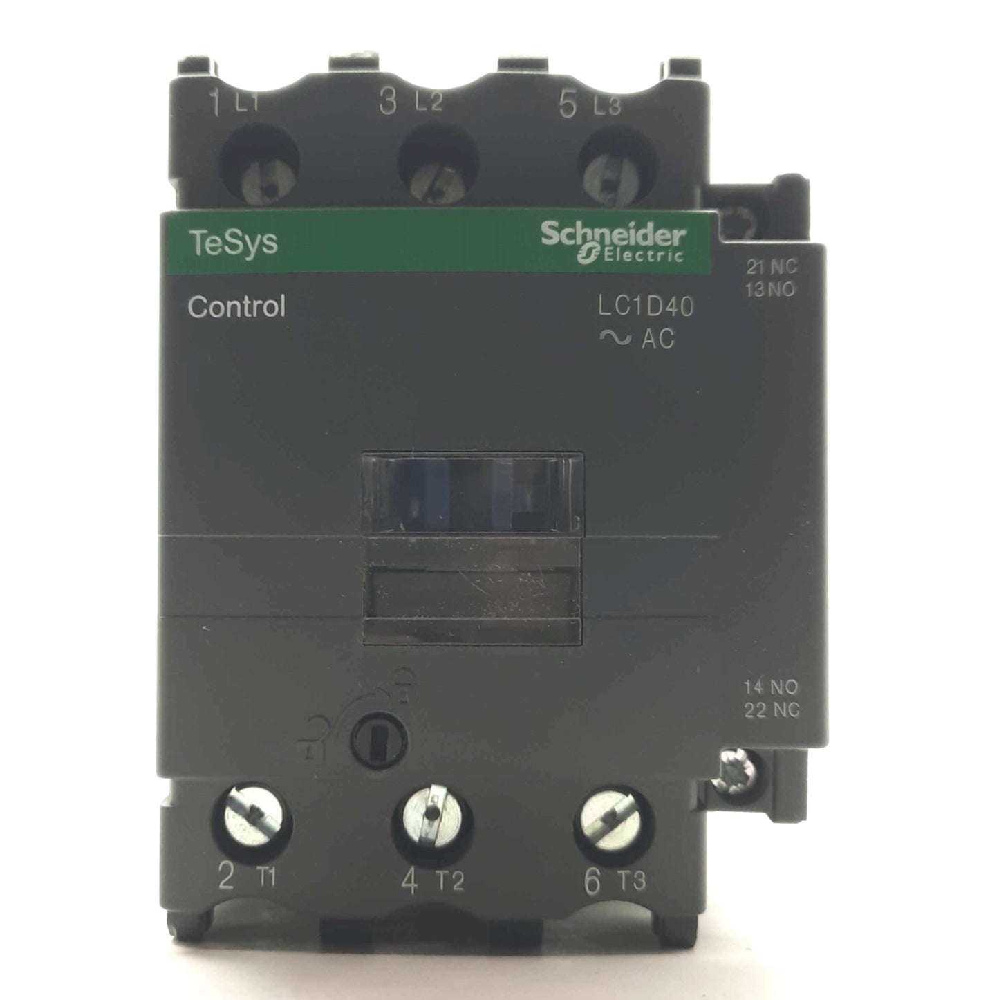 New Schneider Electric LC1D40F7 IEC Contactor, 3-Pole, 600VAC 40A, 110VAC Coil