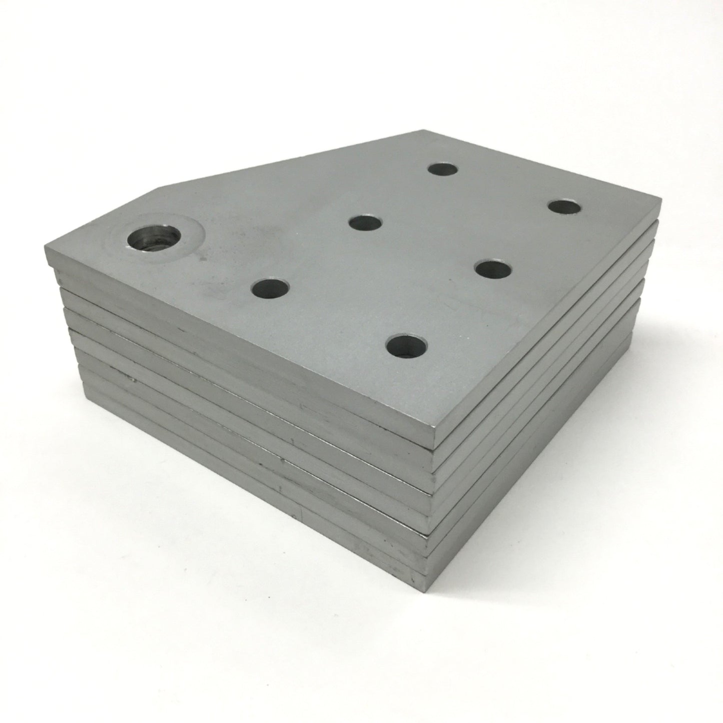 Used Lot of 8 80/20 4329 90° Angled Stacked Flat Plate, 7-Hole, 15 Series *Modified*