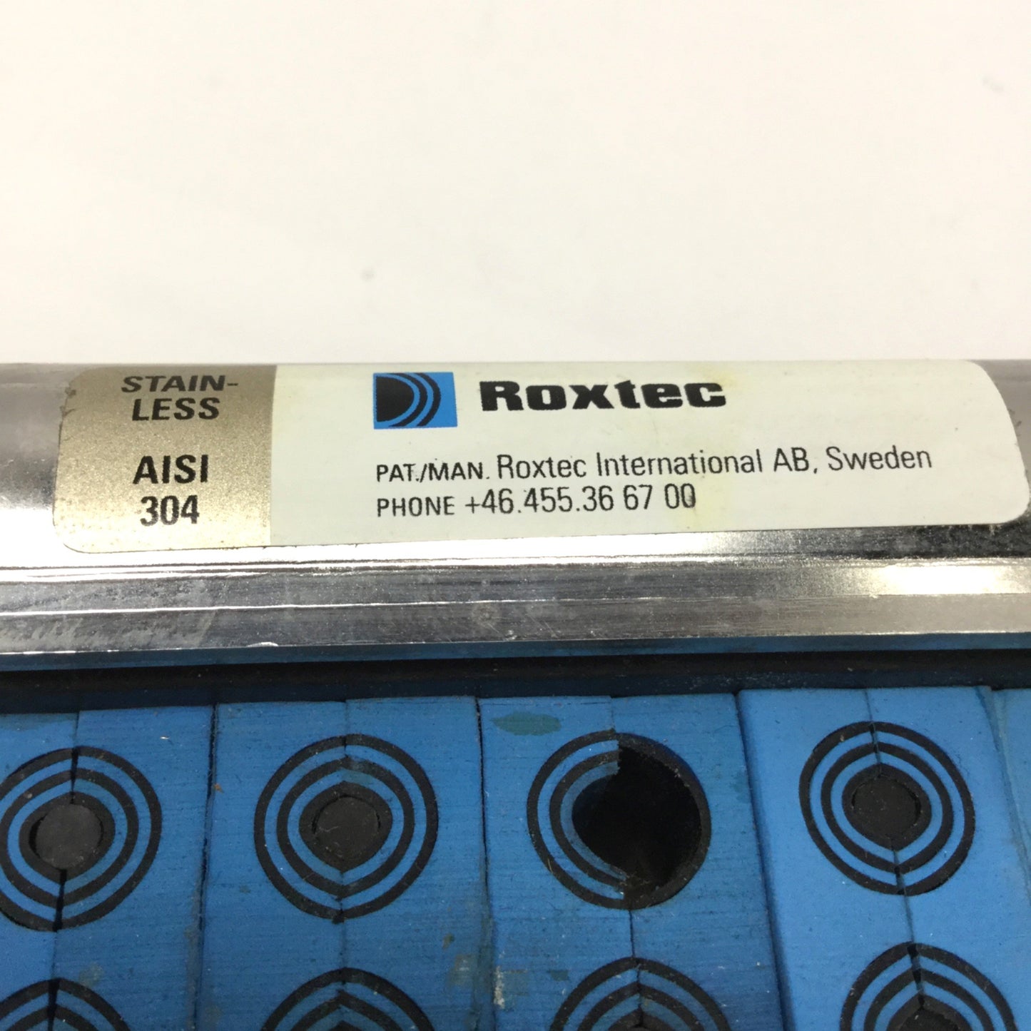Used Roxtec CF 16 AISI 304 SS Cable Wire Entry Enclosure Cabinet Seal Frame Stainless