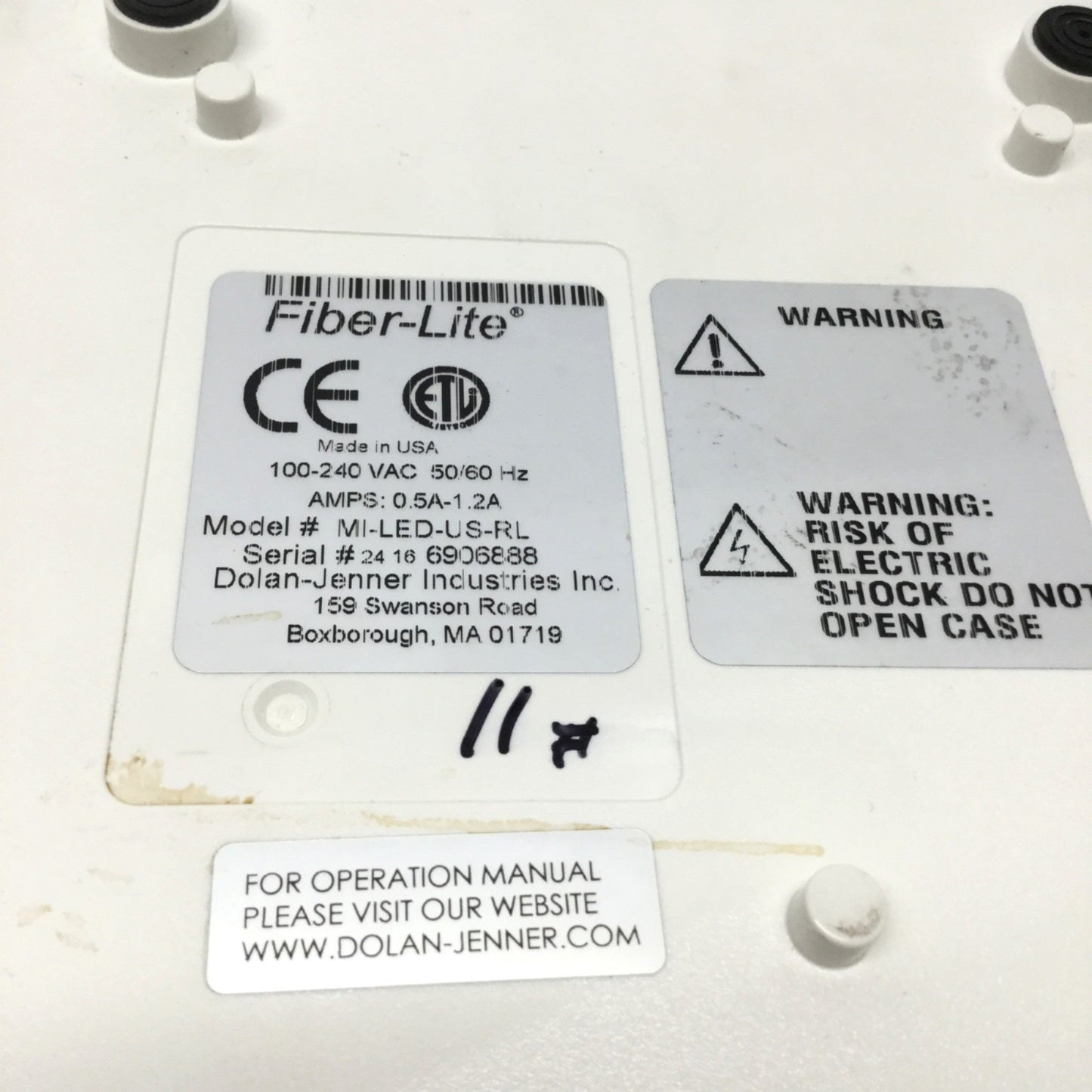 Used Dolan-Jenner Fiber-Lite MI-LED-US-B1 High Intensity Fiber Optic Light Source