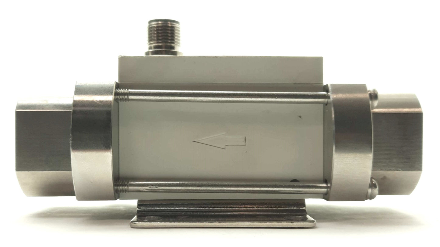 Used SMC PF2W540-N06 Water Flow Switch, 5-40L/min, Display Output, 3/4"NPT, 12-24VDC