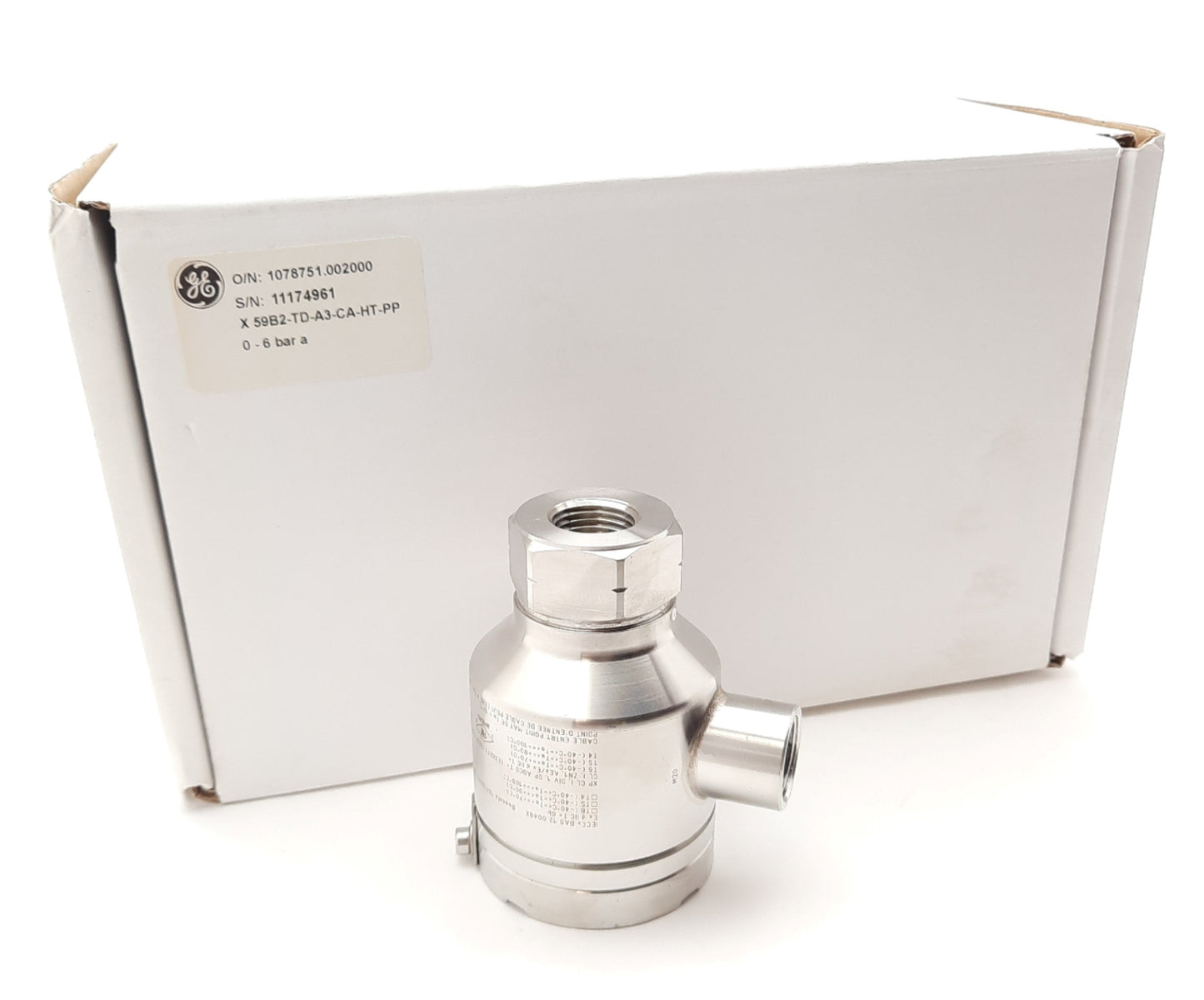 New GE Druck Unik PTX59B2-TD-A3-CA-HT-PP Flameproof/Explosion Proof Pressure Sensor