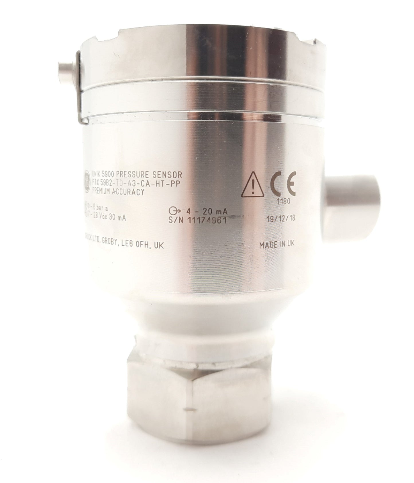 New GE Druck Unik PTX59B2-TD-A3-CA-HT-PP Flameproof/Explosion Proof Pressure Sensor