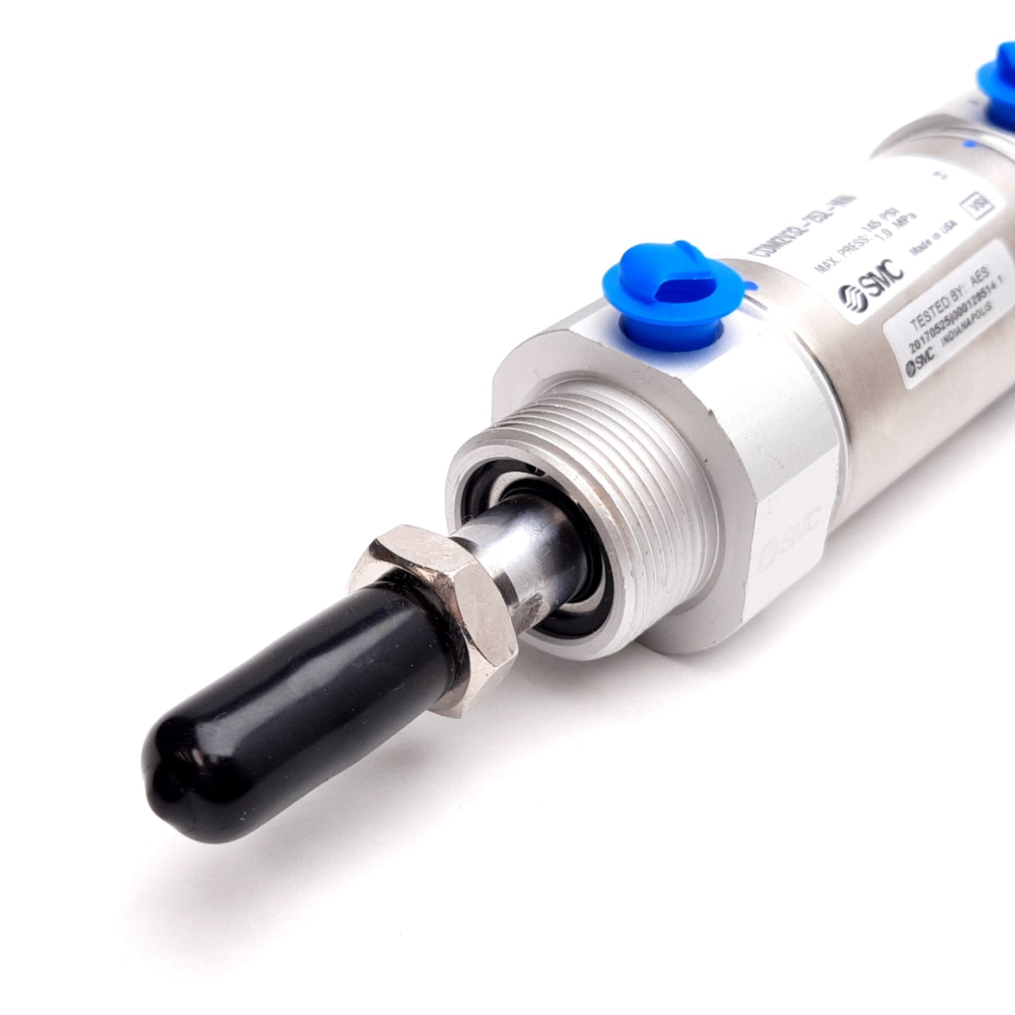 New SMC CDM2V32-25Z-NW Air Cylinder, Bore: 32mm, Stroke: 25mm, Rc1/8, With Mount