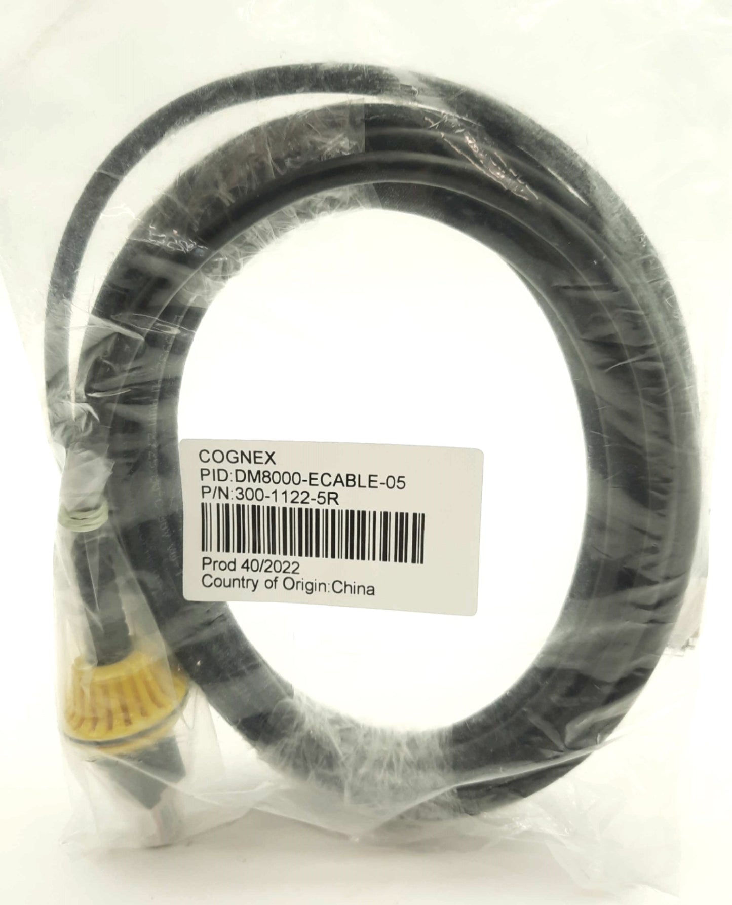 New Cognex DM8000-ECABLE-05 Dataman Barcode Reader Scanner Ethernet Cable, 5m, RJ45