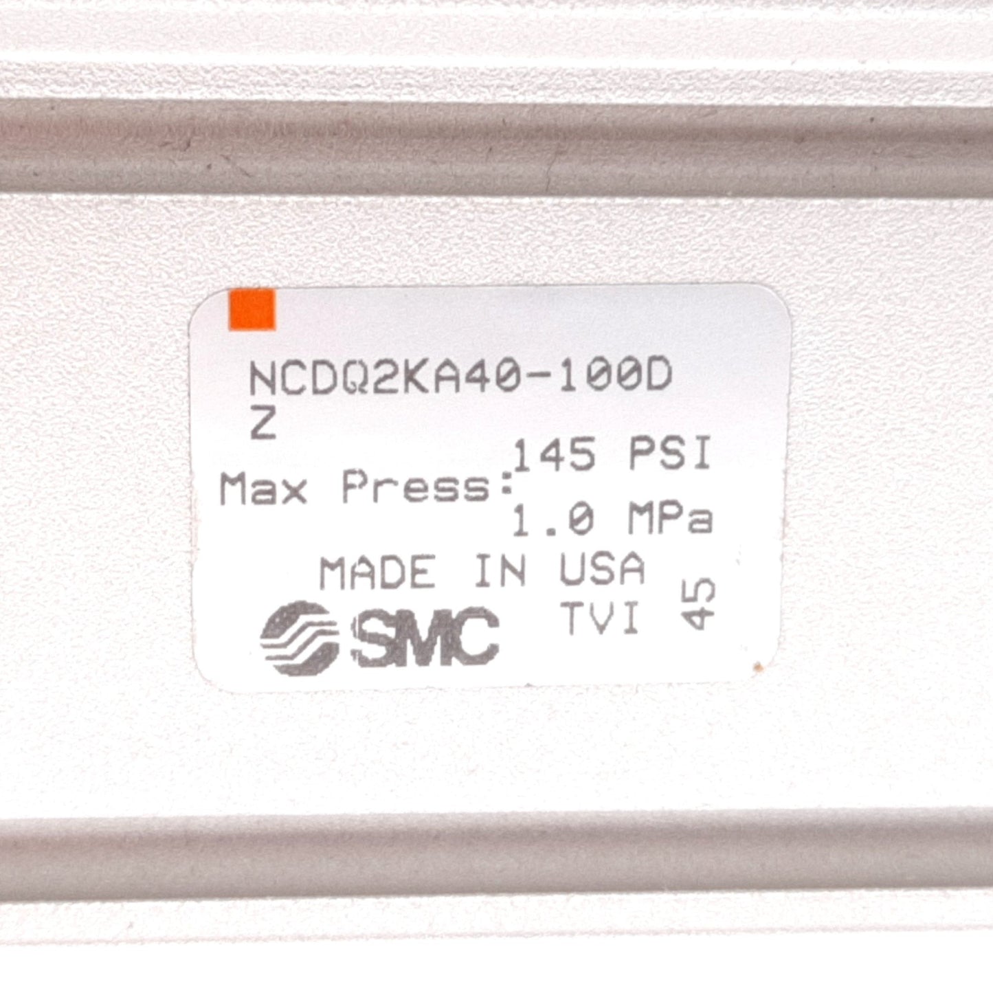 New SMC NCDQ2KA40-100DZ Air Cylinder, Bore: 40mm, Stroke: 100mm, 1.0MPa, Rc1/8