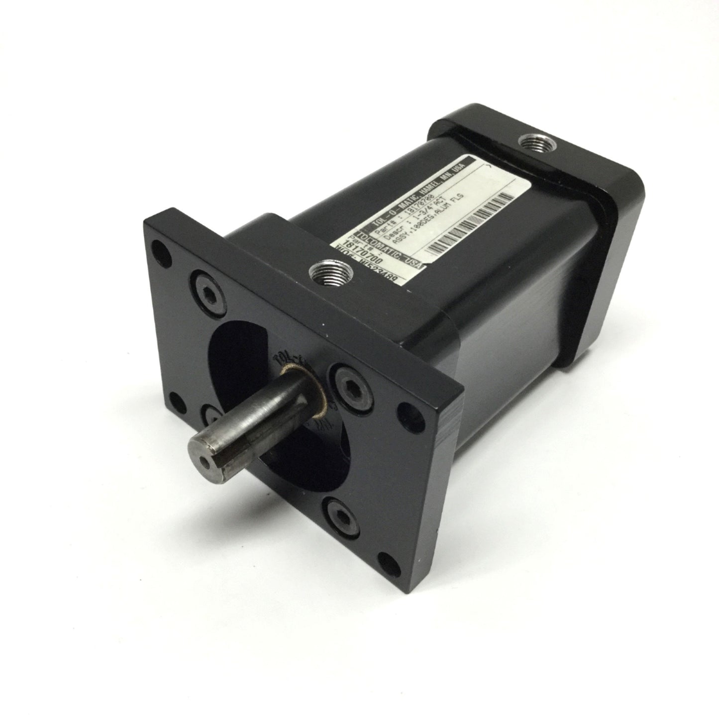 Used Tolomatic 1817-0700 Double-Vane Rotary Actuator 100°, Ø1-3/4" Bore, Flange Mount