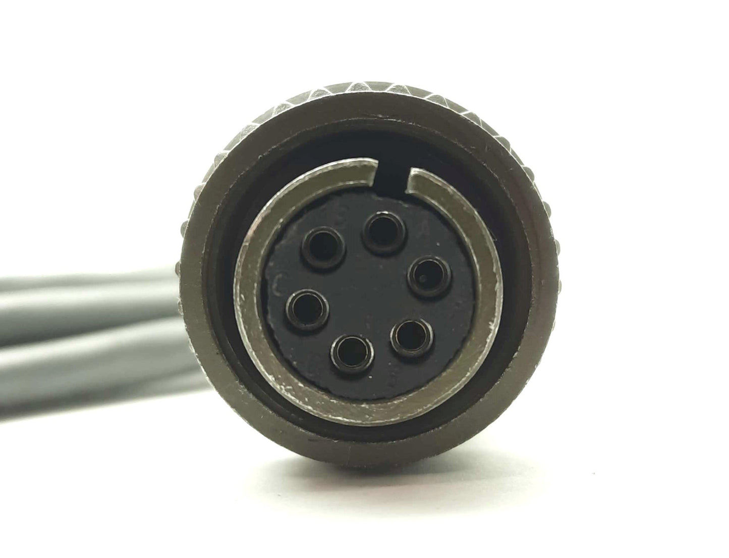 Used DFE 721-1841 iAMP Transducer Amplifier Input Cable Military Style 6-Pin Round 6'