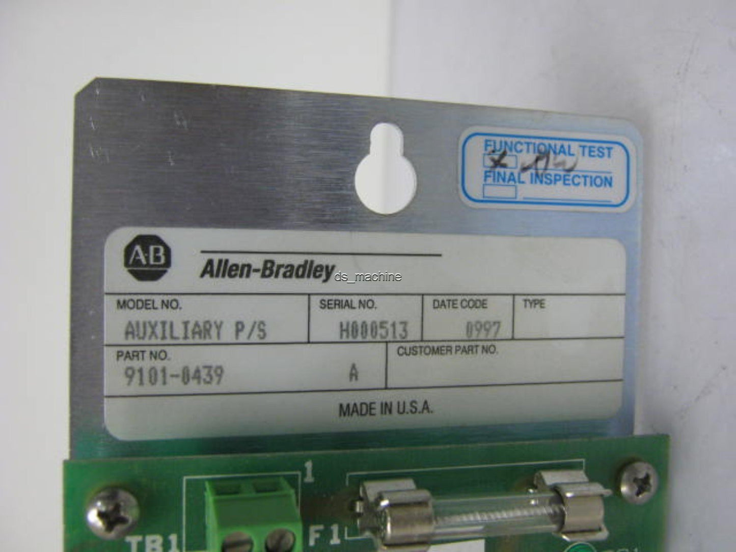 Used Allen Bradley 9101-0439 Series A Auxiliary Power Supply