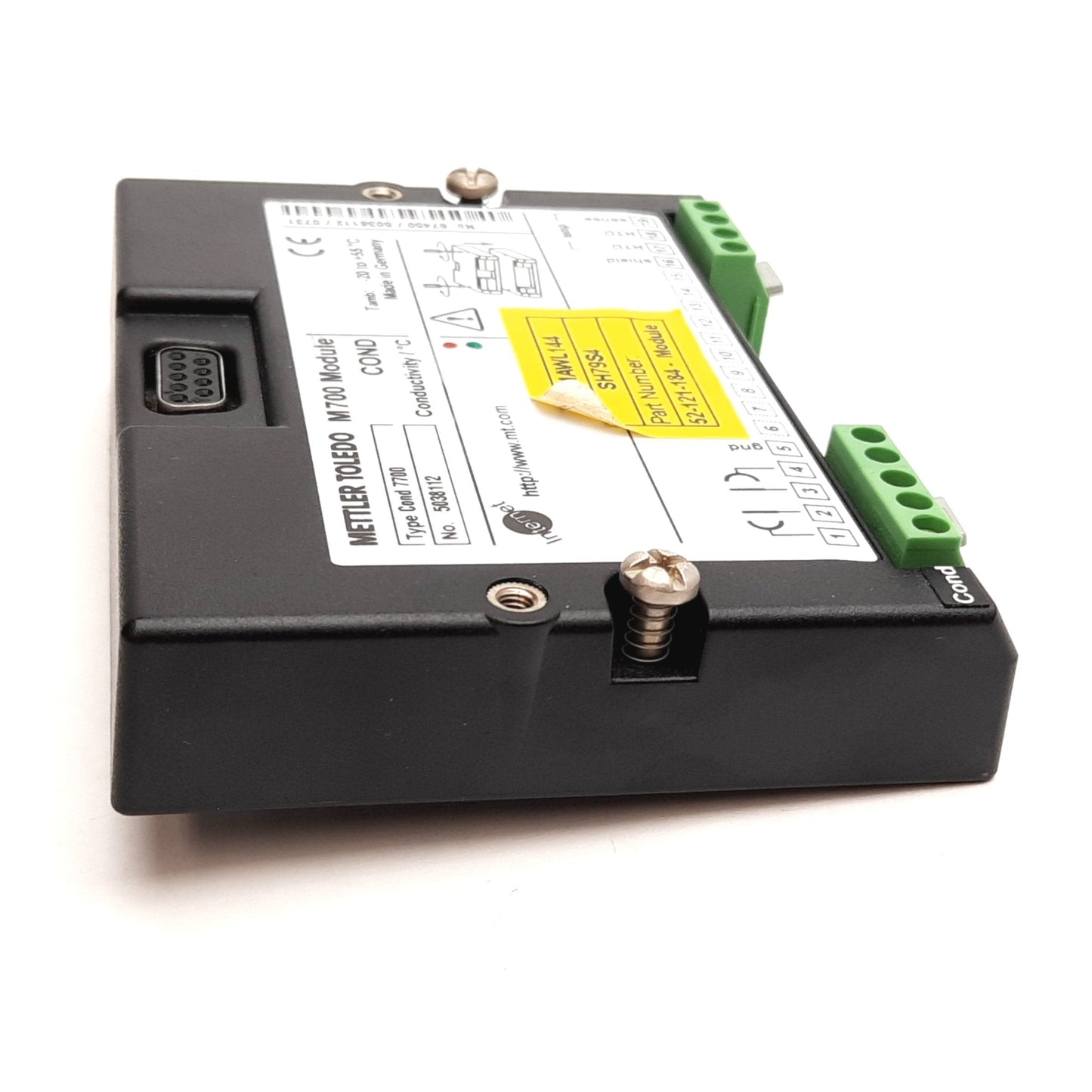 Used Mettler Toledo Cond 7700 Conductivity Measuring Module, 9-Pin D-Sub Connection