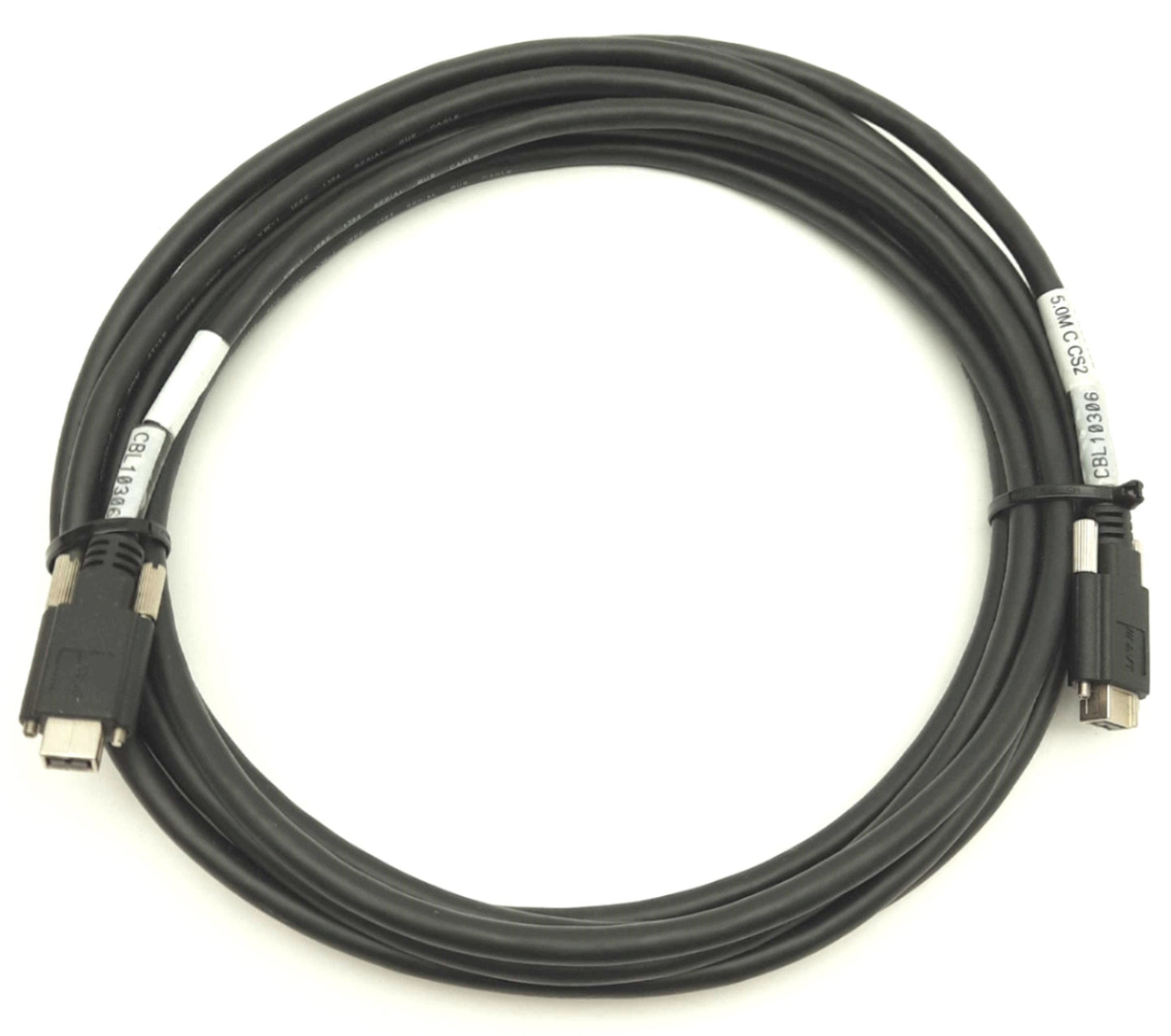 Used Allied Vision K1200169 Camera Cable, FireWire 800 IEEE 1394b, 5m