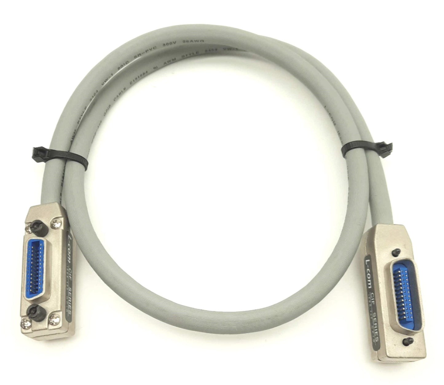 Used L-Com CIF24-1M Deluxe GPIB Cable, IEEE-488, 3x Shielding, 1m Long