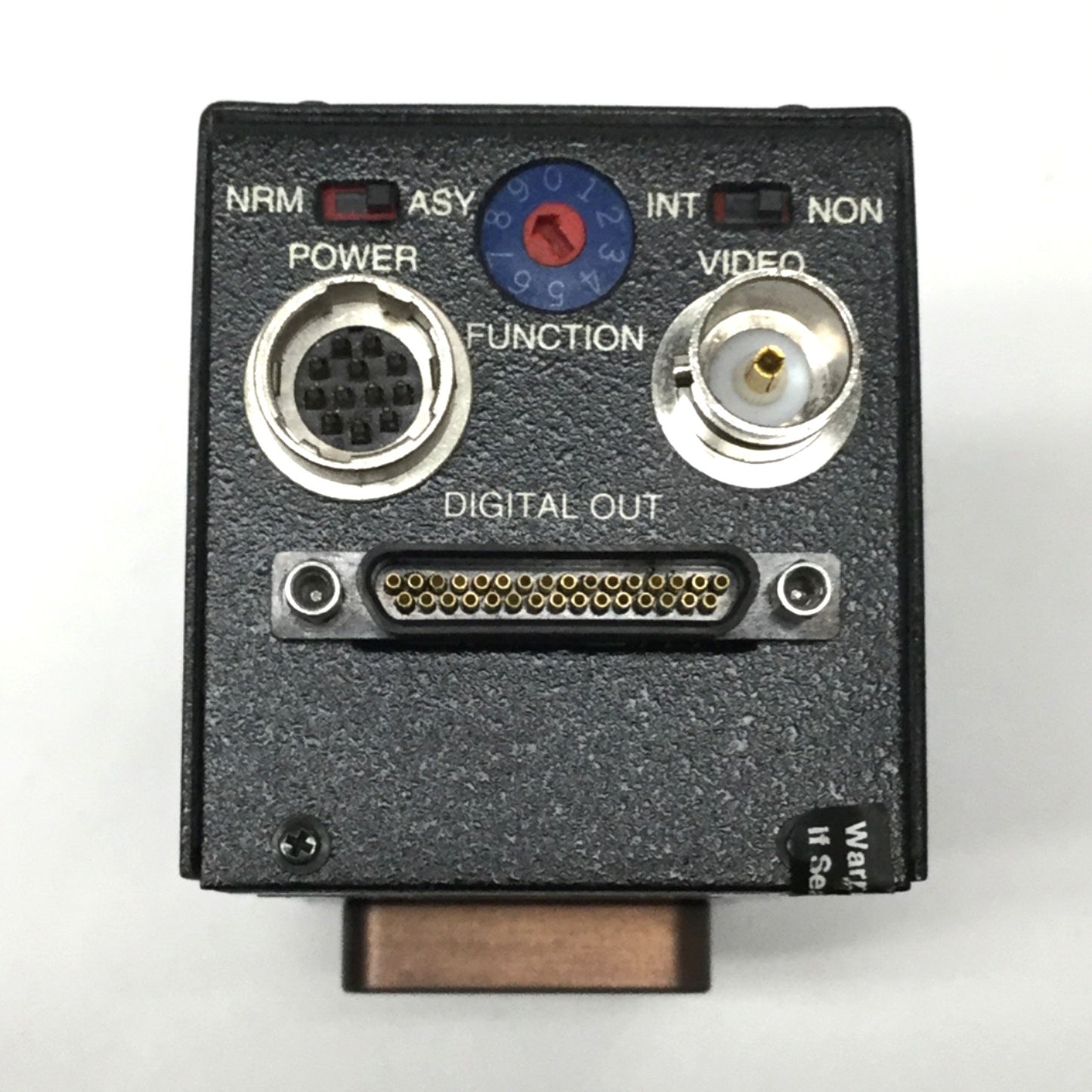 Used PULNiX TM-9701 Machine Vision Camera, 2/3" CCD B/W, 768 x 484px, 12VDC, C-Mount