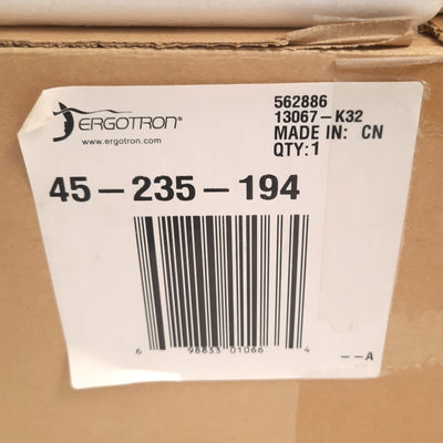 New Other Ergotron 45-235-194 Neo-Flex Extend LCD Arm, Capacity: 20lbs, VESA: MIS-D