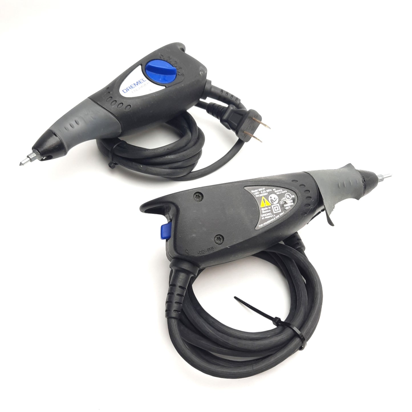 Used Lot of 2 Dremel 290-01 Engraving Tools For Metal/Glass/Plastic/Wood, 120V AC