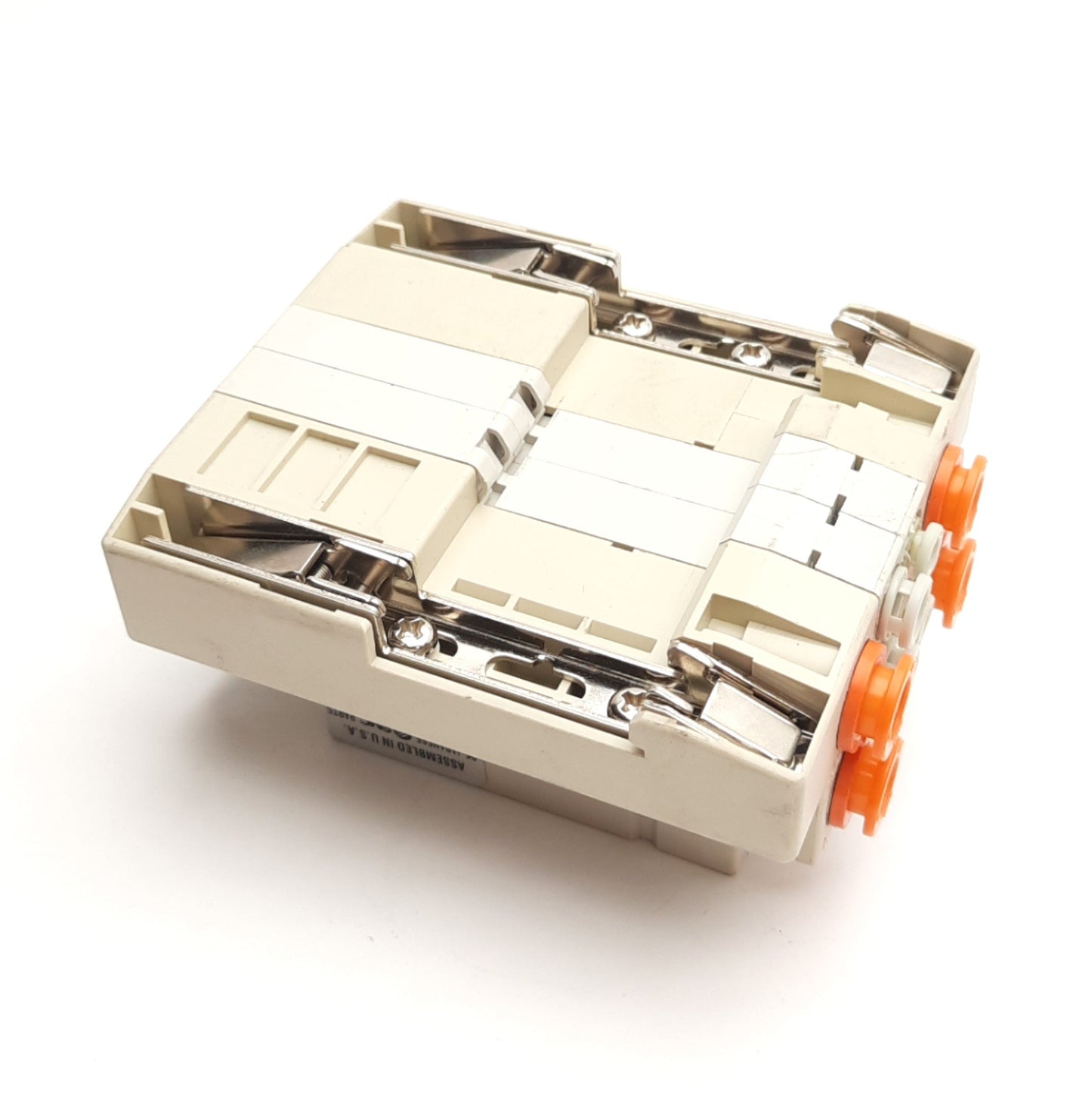 Used SMC SS5V1-16FD1-02B-N7 Cassette Base Manifold 2-Stations, 25-Pin D-Sub Connector