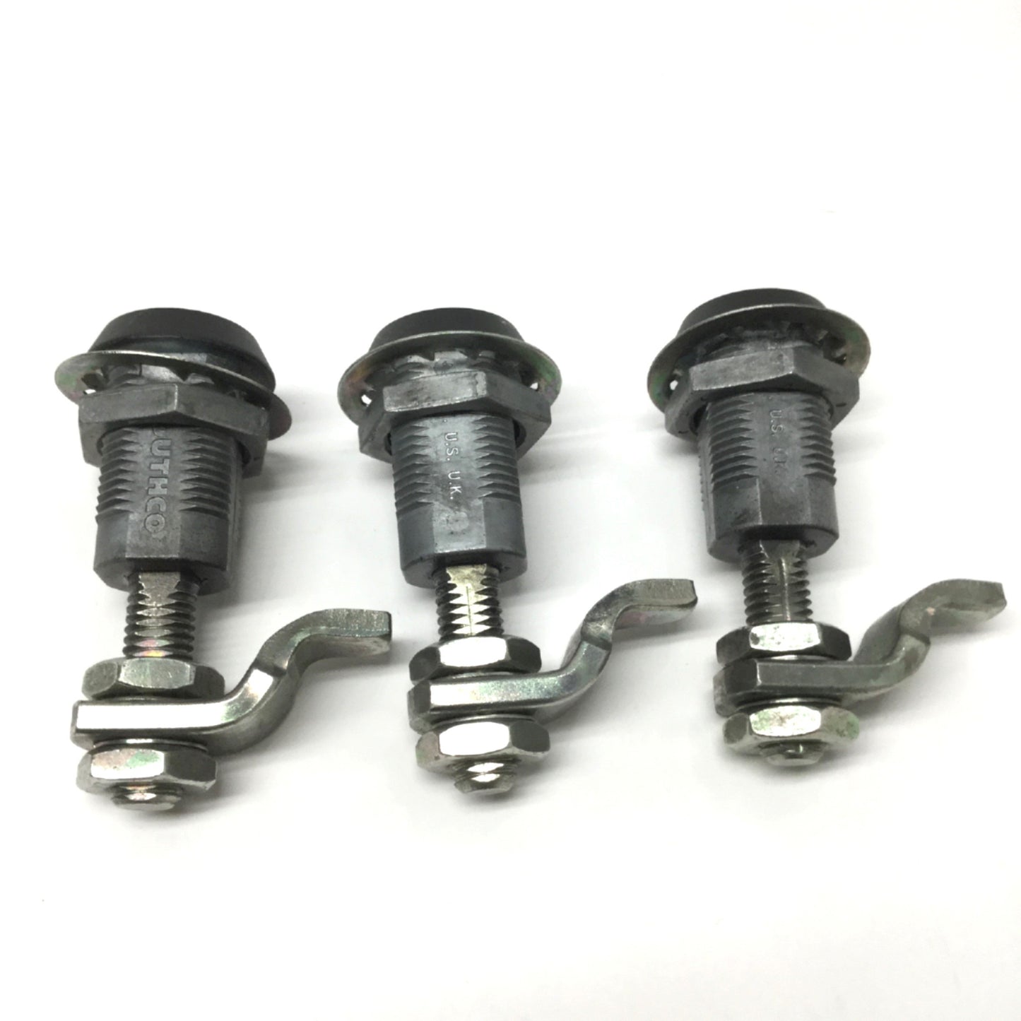 Used Lot of 3 Southco E3-16-25 Vise Action Compression Latch 8mm Hex, Quarter-Turn