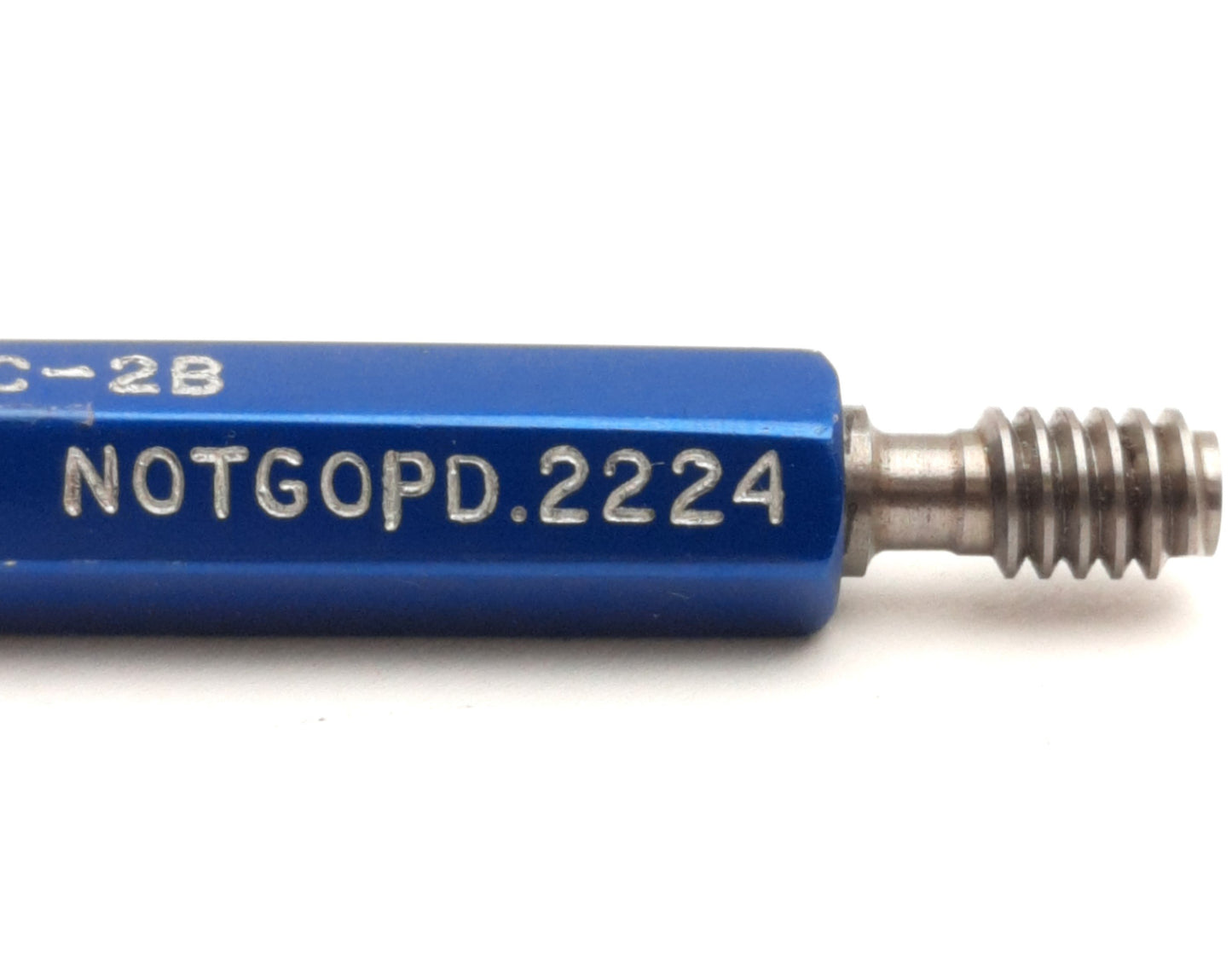 Used Ponam 1/4-20UNC-2B GONOGO Thread Plug Gage GOPD 0.2175 NOGOPD 0.2224