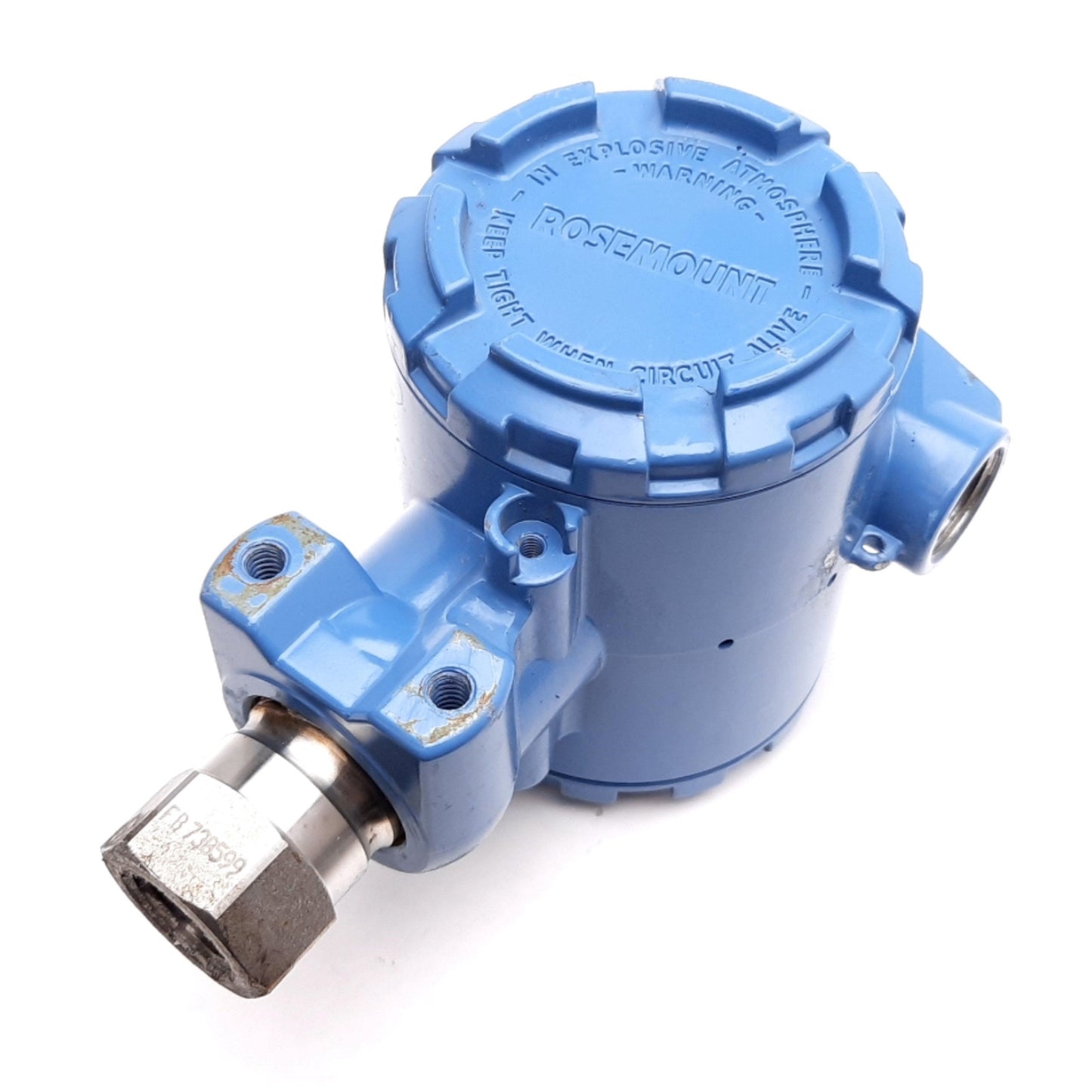 Used Rosemount G2S22A1 Pressure Transmitter, 0-60psi to 4-20mA, 1/2" NPT, 10.5-36VDC