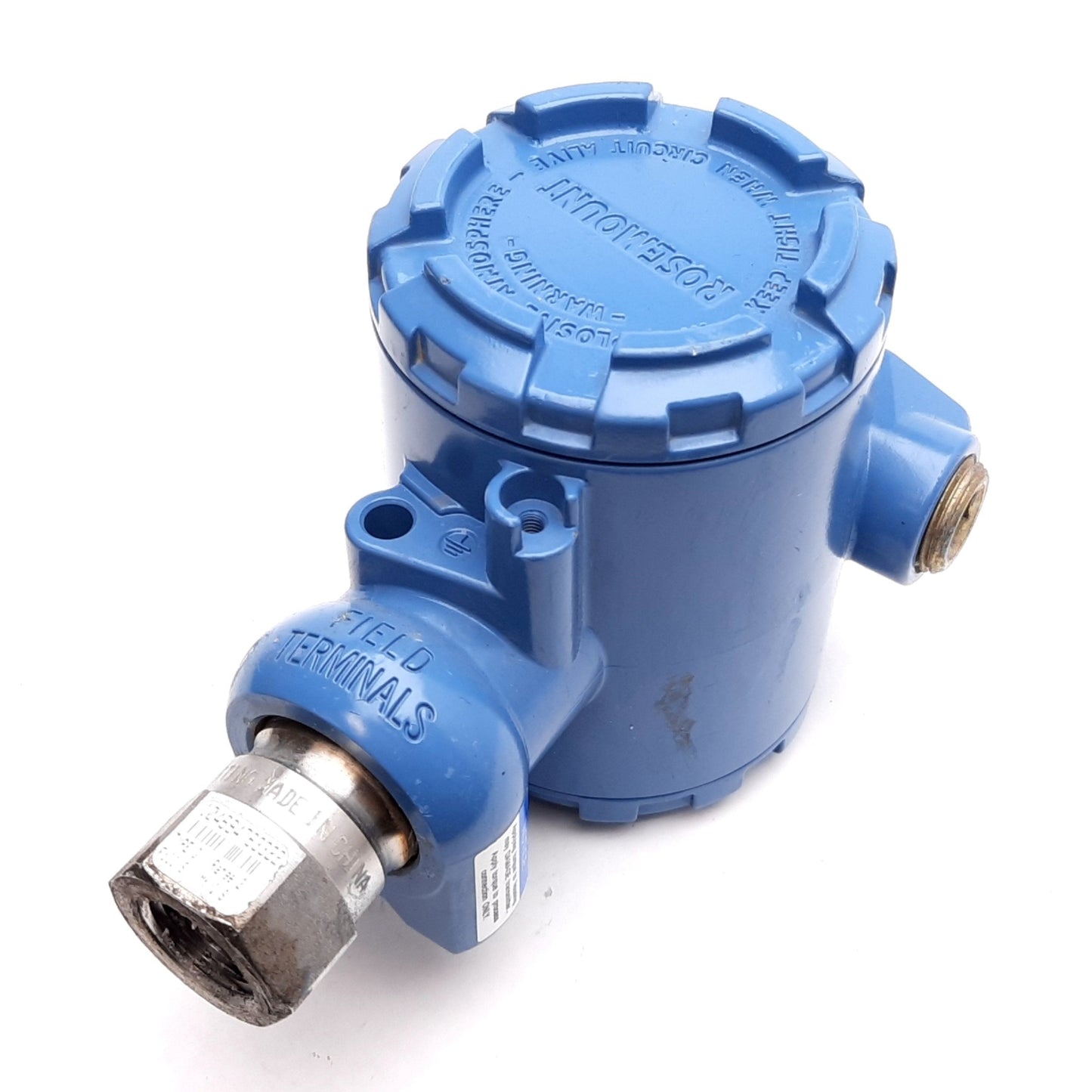 Used Rosemount G2S22A1 Pressure Transmitter, 0-60psi to 4-20mA, 1/2" NPT, 10.5-36VDC