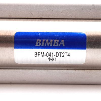 New Bimba BFM-041-DT2T4 Pneumatic Cylinder, Bore: 3/4", Stroke: 1", 250psi, 1/8" NPT