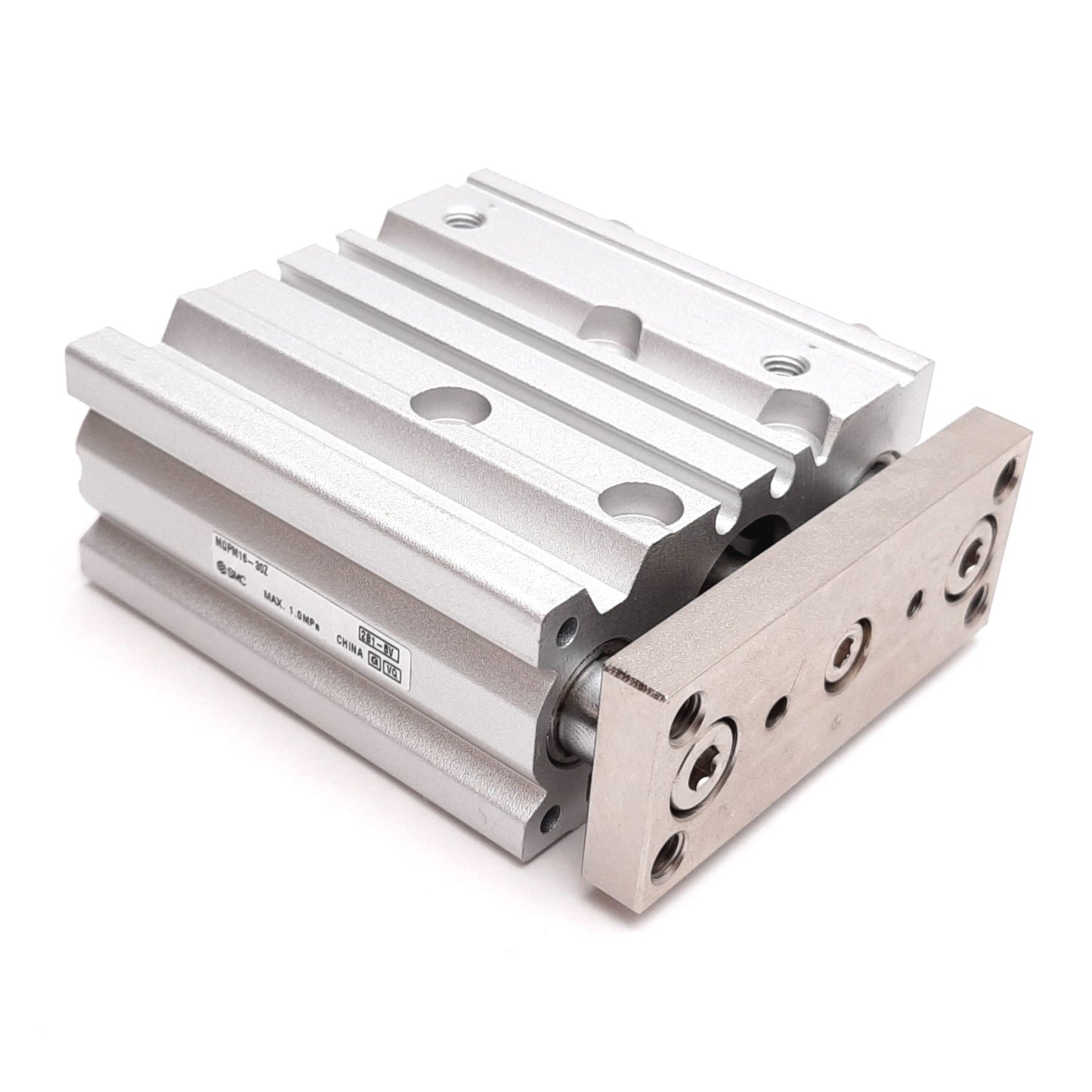 New SMC MGPM16-30Z Guided Cylinder, Bore: 16mm, Stroke: 30mm, 1.0MPa, M5x0.8