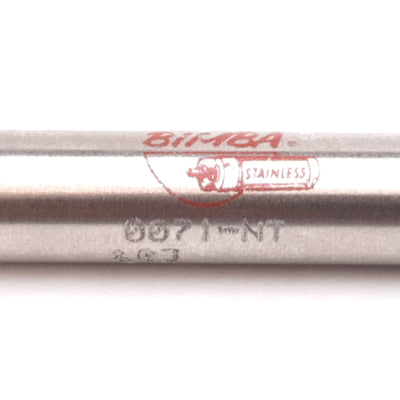 Used Bimba 0071-NT Air Cylinder, Single Acting, Spring Retract, Bore 5/16", Stroke 1"