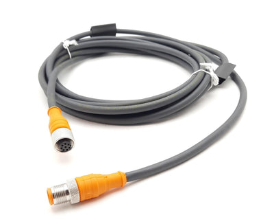 New Lumberg Automation RST 8-RKT 8-282/4M Sensor Cable M12 8Pin M to F, 30VAC 36VDC