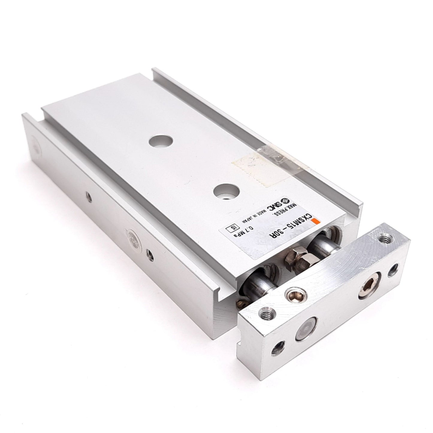 New SMC CXSM15-30R Guided Cylinder, Bore: 15mm, Stroke: 30mm, 0.7MPa, M5x0.8