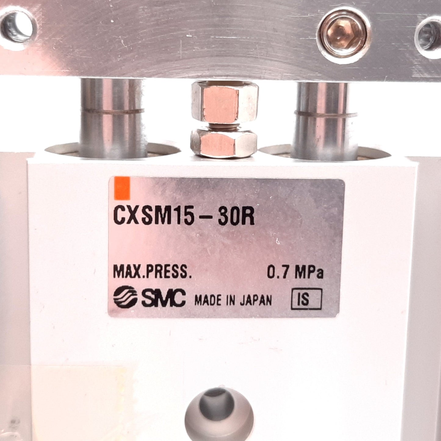 New SMC CXSM15-30R Guided Cylinder, Bore: 15mm, Stroke: 30mm, 0.7MPa, M5x0.8
