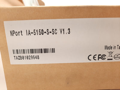 New Moxa NPort IA-5150-S-SC Serial Device Server, 12-48VDC Input 555mA @ 12VDC
