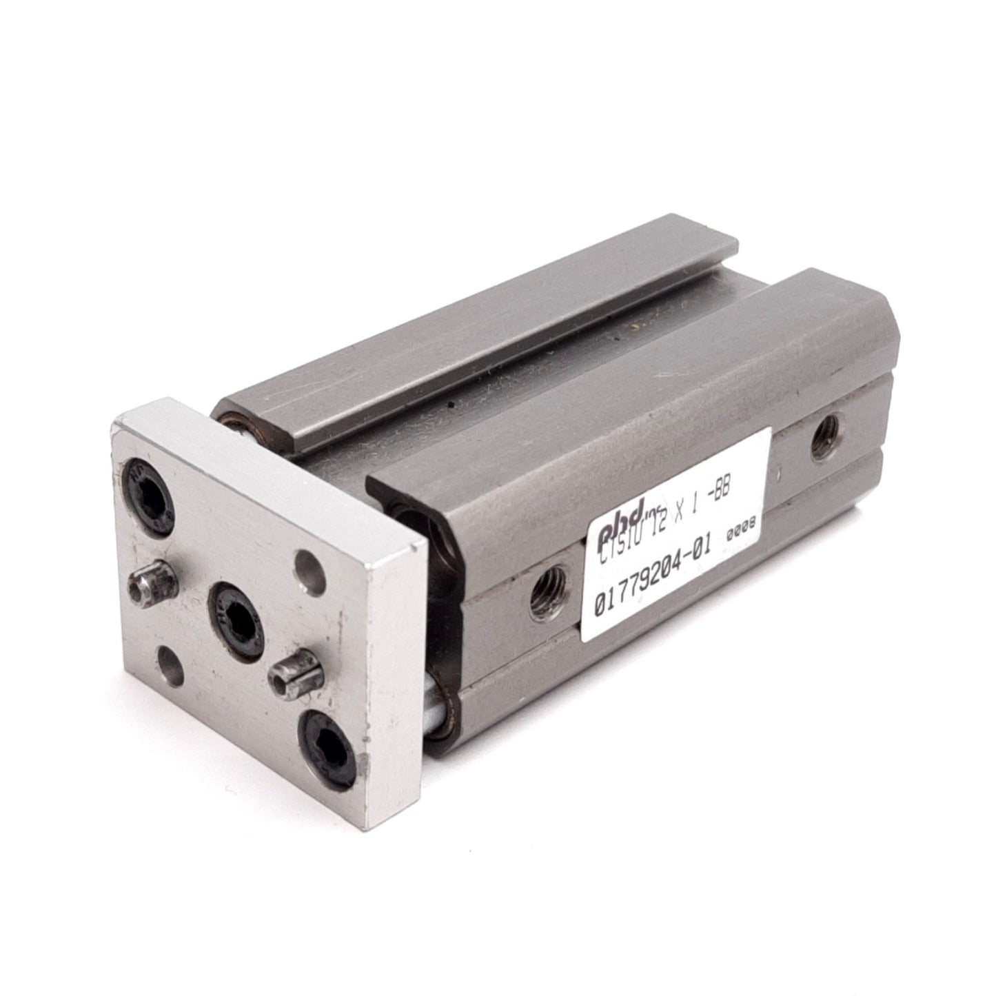Used Phd CTS1U 12X1-BB Guided Compact Cylinder, Bore: 12mm, Stroke: 1", 20-150psi