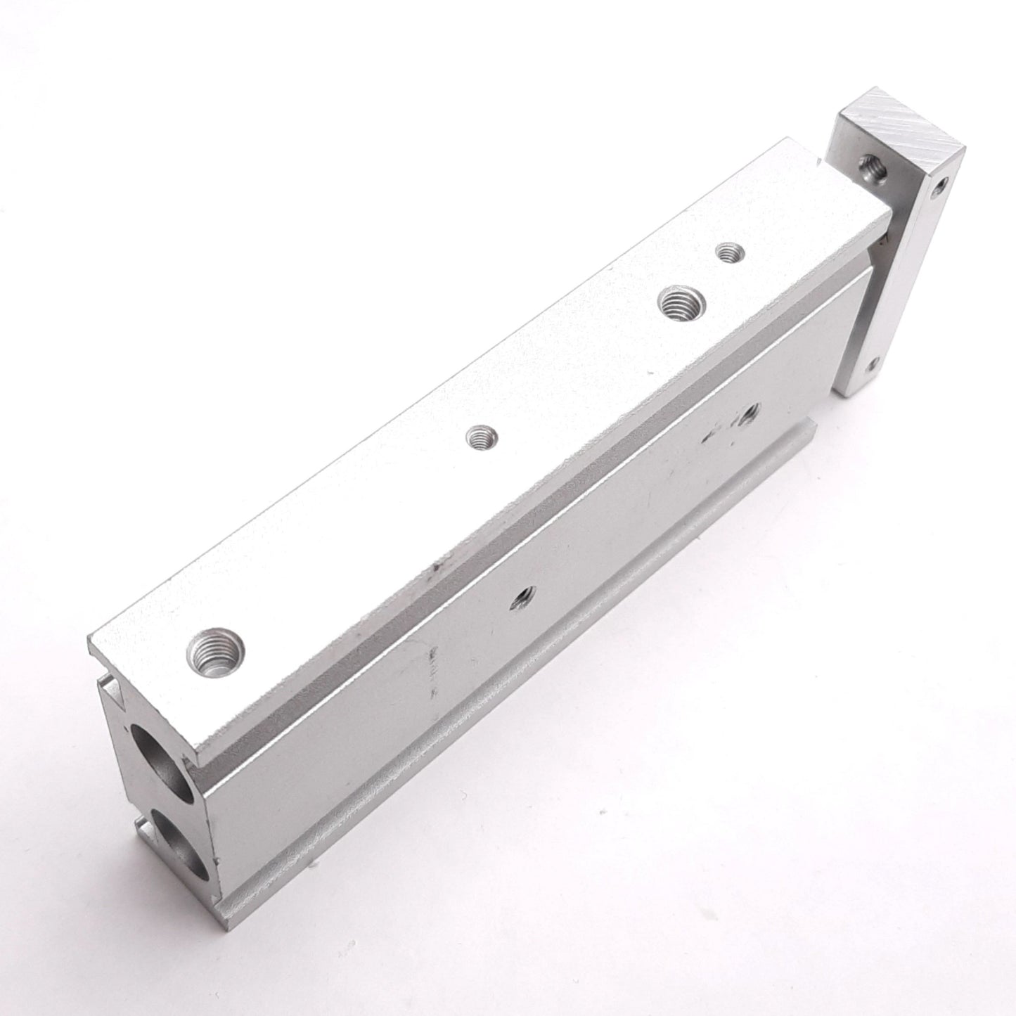 New – Open box SMC CXSL10-50 Guided Cylinder, Bore: 10mm, Stroke: 50mm, 0.7MPa, M5x0.8