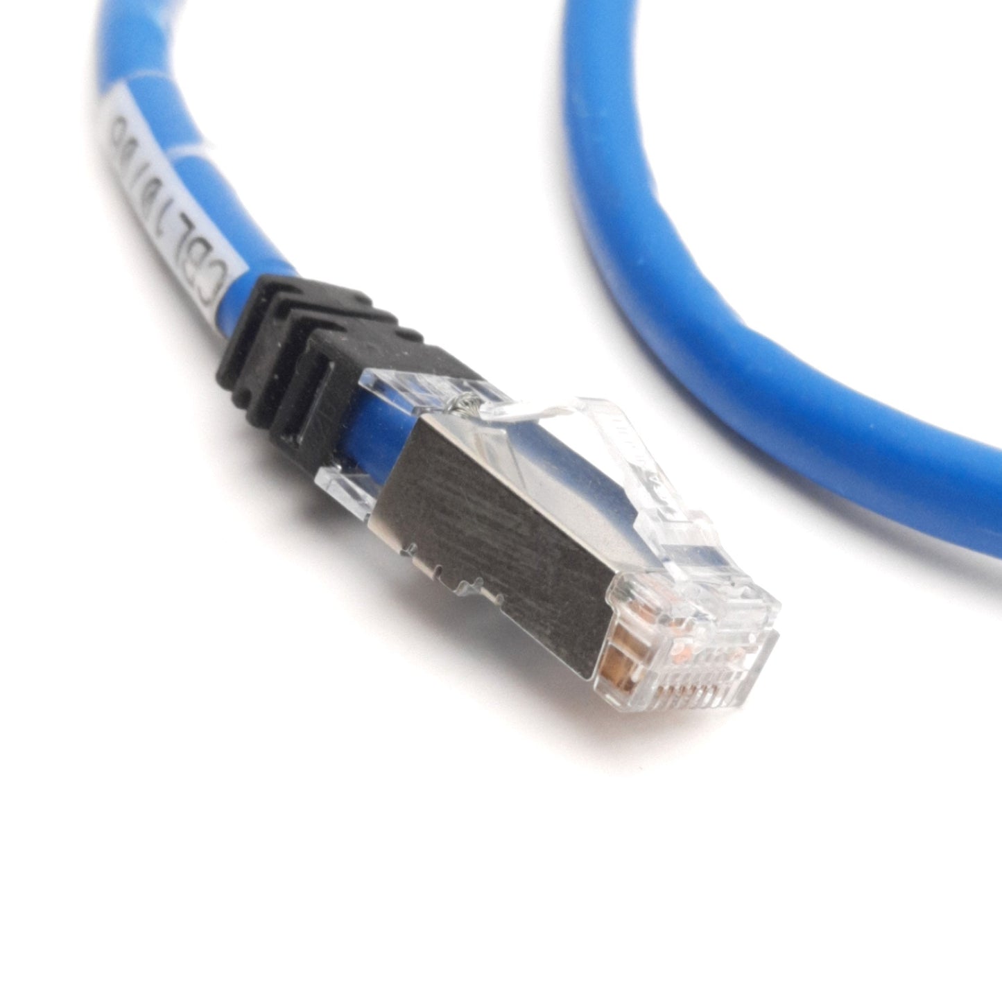 Used Panduit STP6X3BU Ethernet / Networking Copper Patch Cord, Cat 6A, 3Ft Length