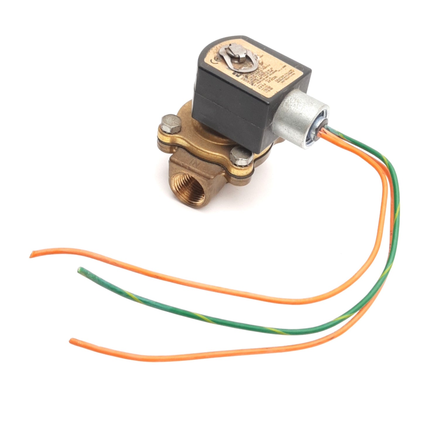 Used Skinner AF4C05 General Purpose Solenoid with 3/8" NPT Valve, 120V AC Coil