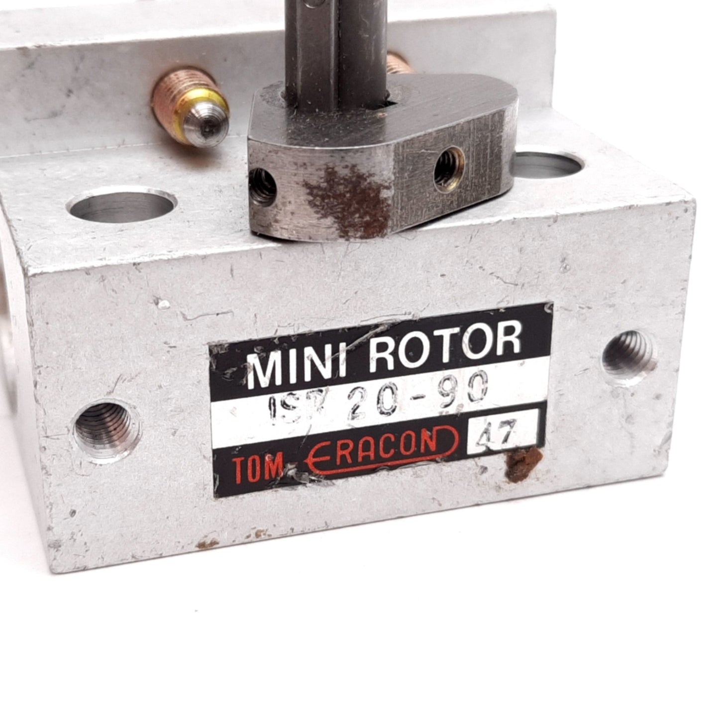 Used Eracon ISR-20-90 Mini Rotor Rotary Actuator, Bore: 20mm, Rotation: 90°, M5x0.8