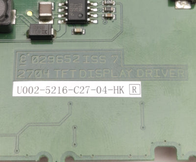 Used Eurotherm U002-5216-C27-04-HK 2700 Series TFT Display & Driver Board