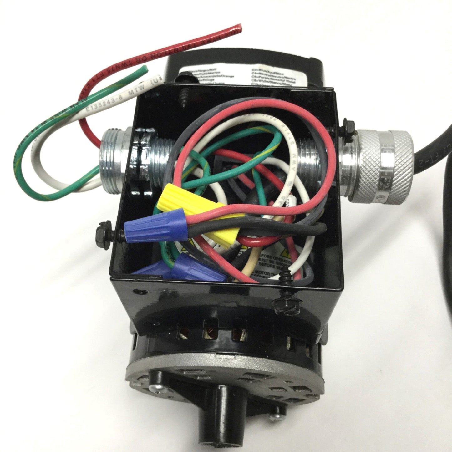 Used Dayton 6A195B Split Capacitor AC Gearmotor 115VAC, 1/20HP, 17:1 Ratio, 95RPM