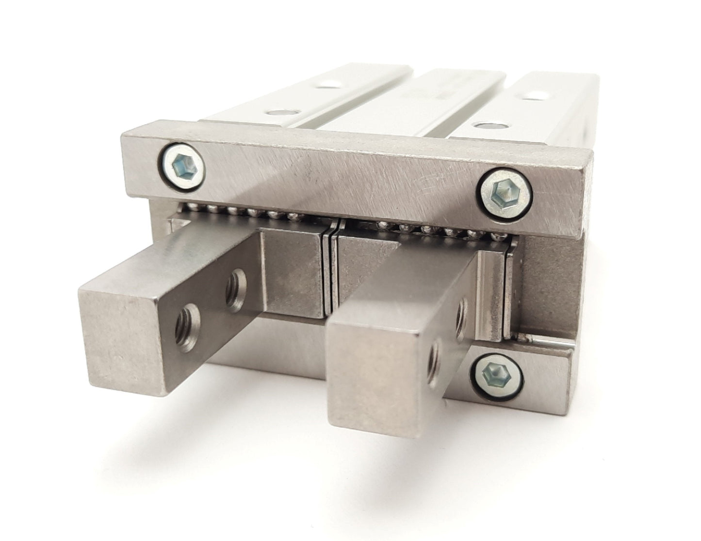 New SMC MHZ2-25D Parallel Air Gripper, Bore: 25mm, Stroke: 14mm Ports: M5x0.8