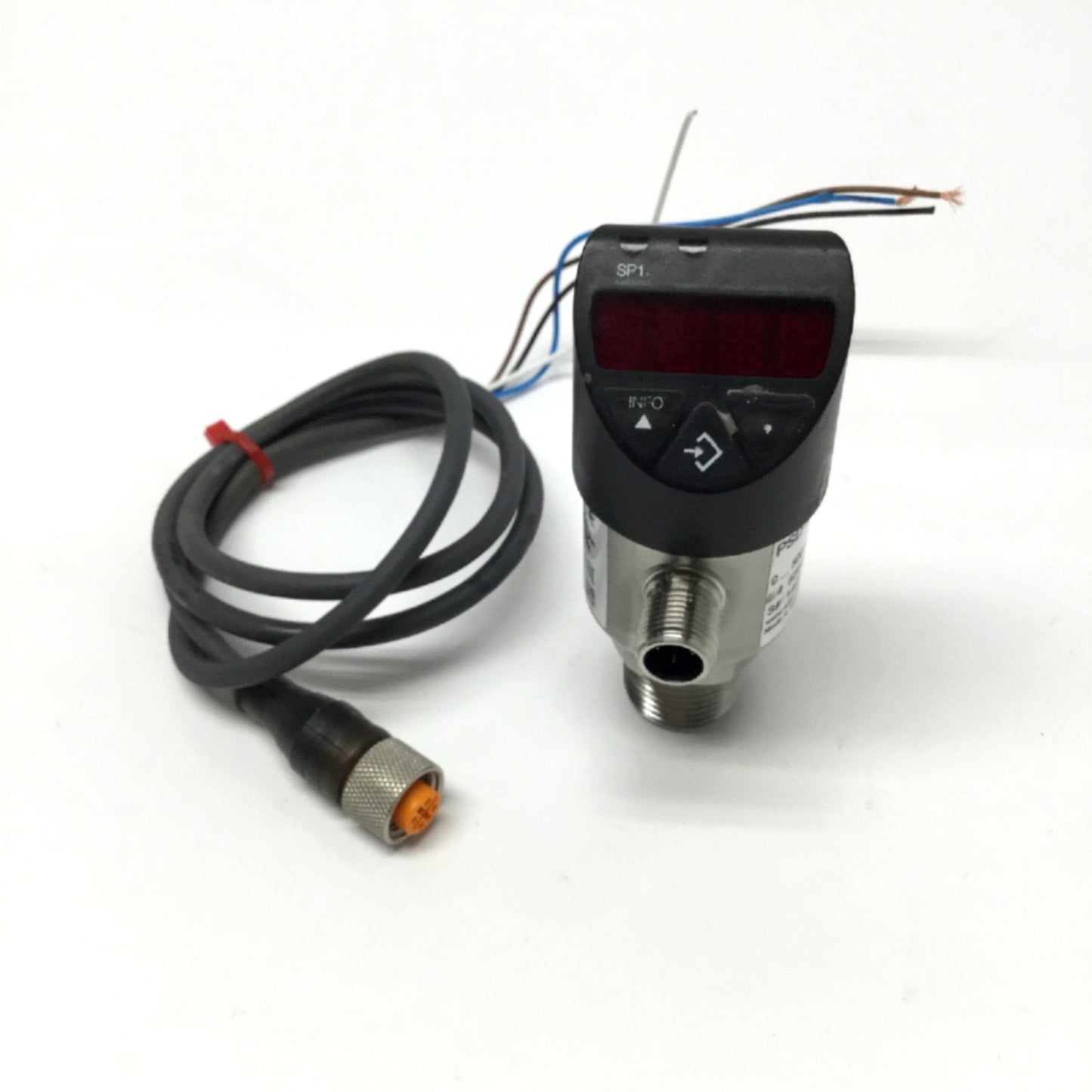 Used Wika PSD-4 Electronic Pressure Switch w/Display 0-500psi, 15-35VDC, 4-20mA Out