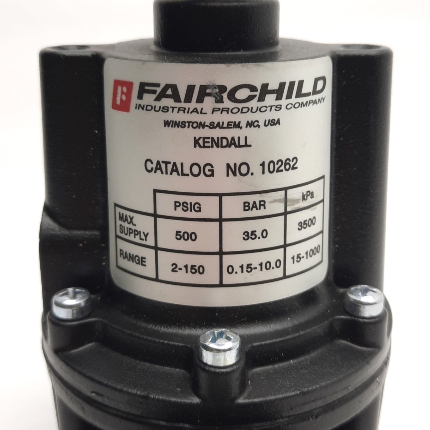 Used Fairchild 10262 Model 10 Pneumatic High Precision Regulator 1/4 NPT 2-150psi