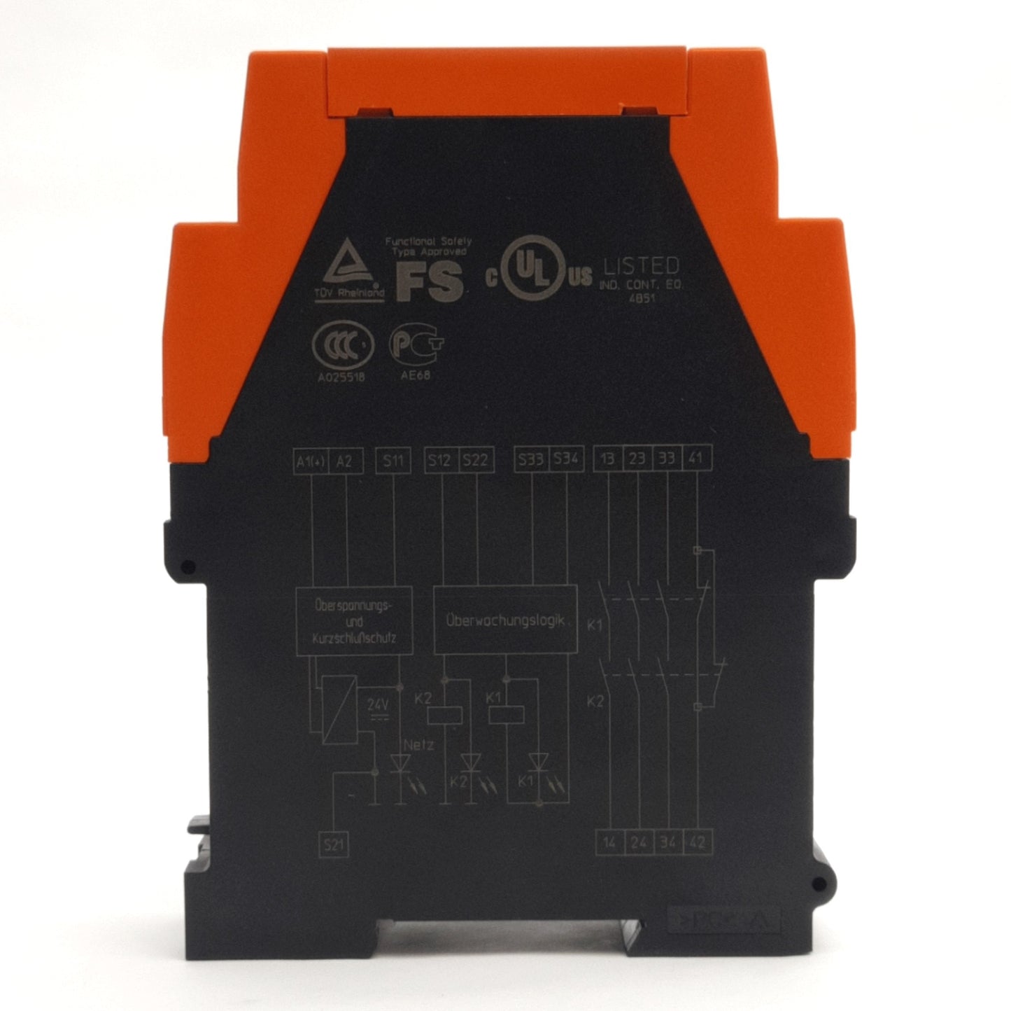 Used Dold LG5925-48-61-24 E-Stop Safety Relay 3NO 1NC, 230V AC 3A, 24V AC/DC Coil