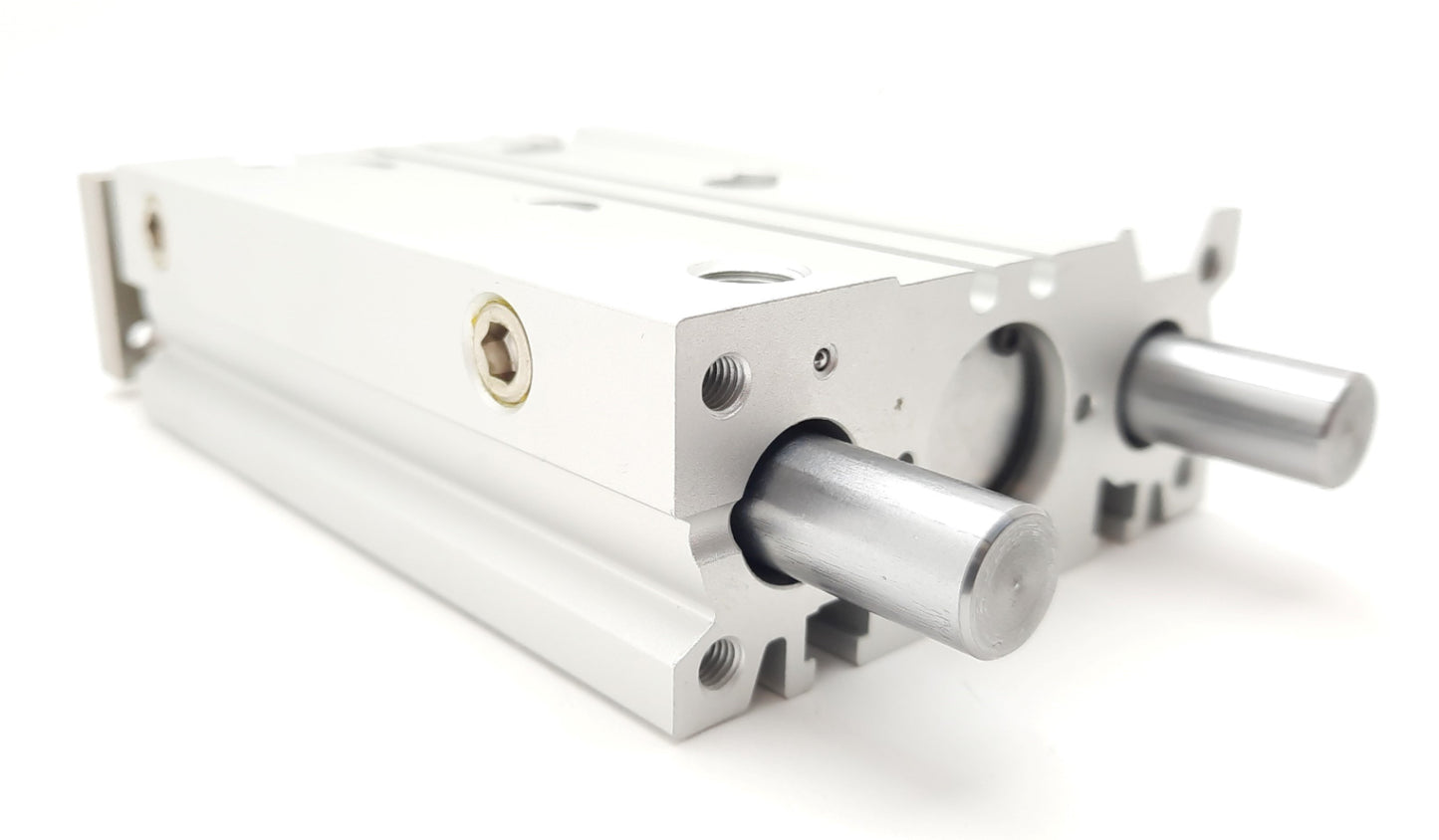 New SMC MGPM20-75Z Compact Guide Cylinder 1.0MPa, 20mm Bore, 75mm Stroke